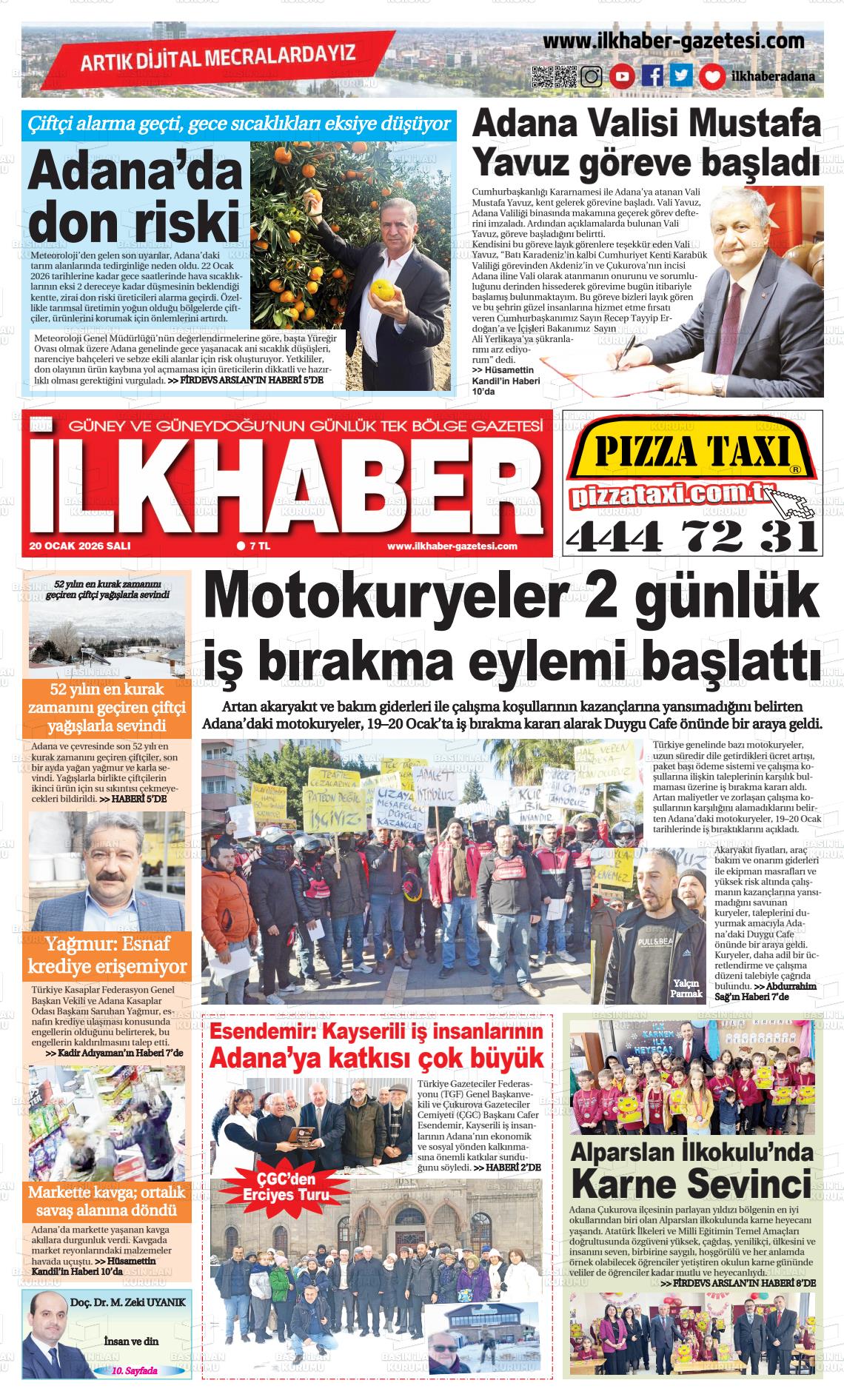 Adana Ilkhaber 20.01.2026