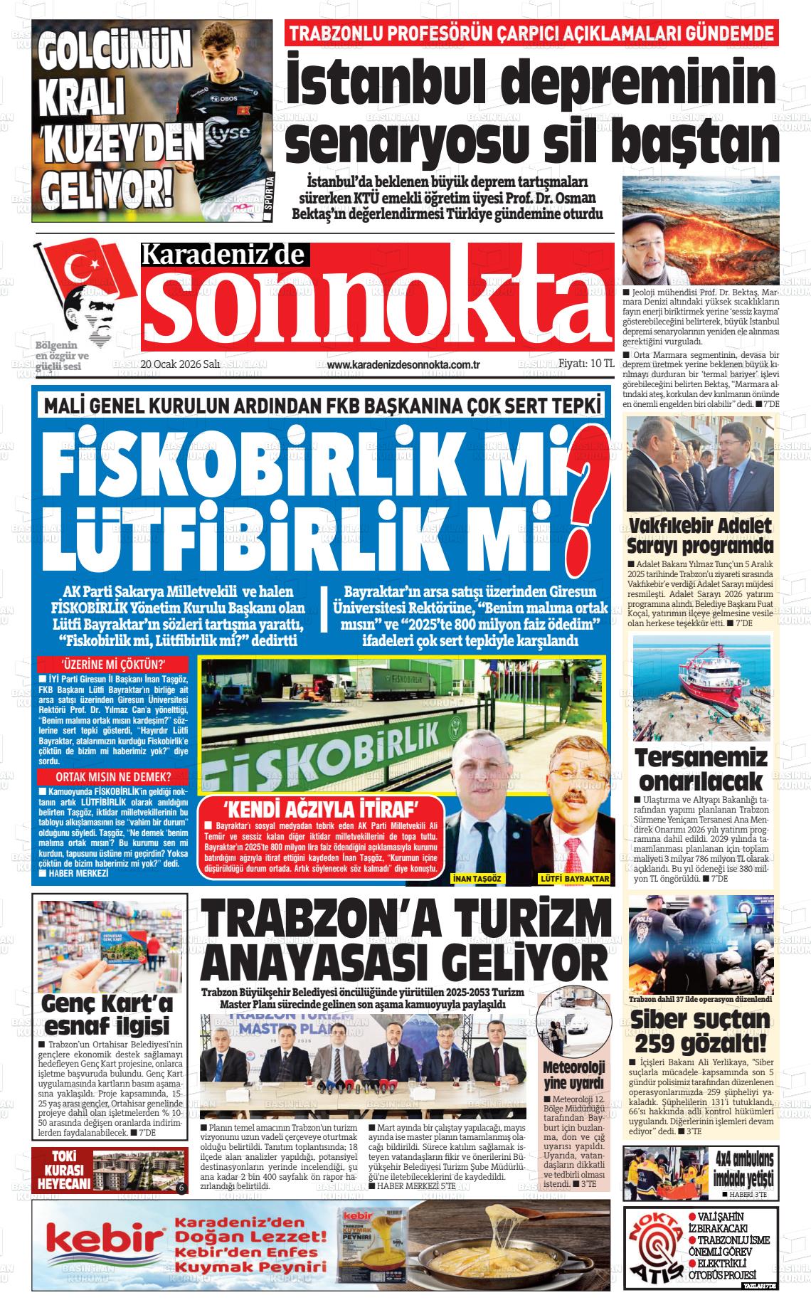 Trabzon Karadenizdesonnokta 20.01.2026