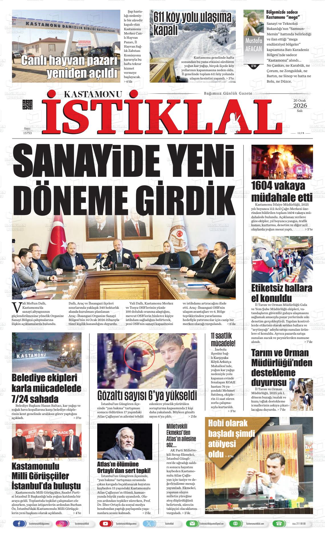 Kastamonu 20.01.2026