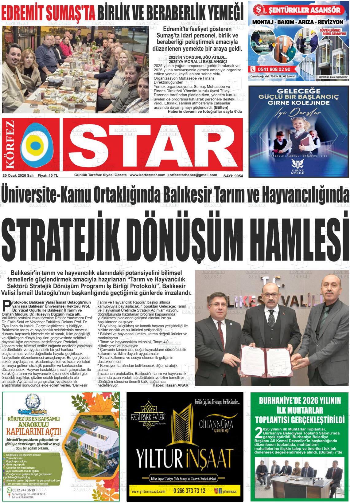 Balikesir Korfezstar 20.01.2026