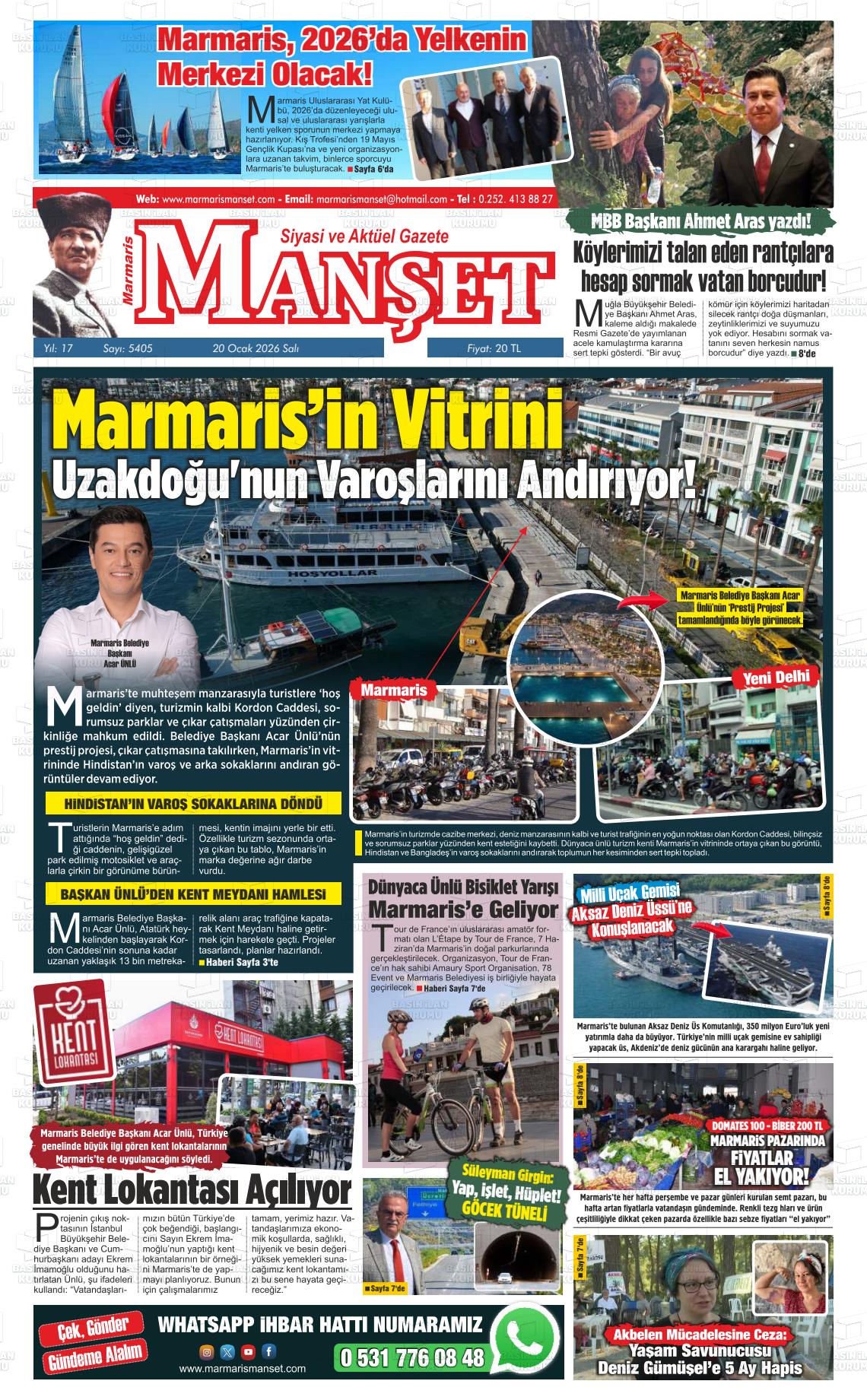 Mugla Manset 20.01.2026