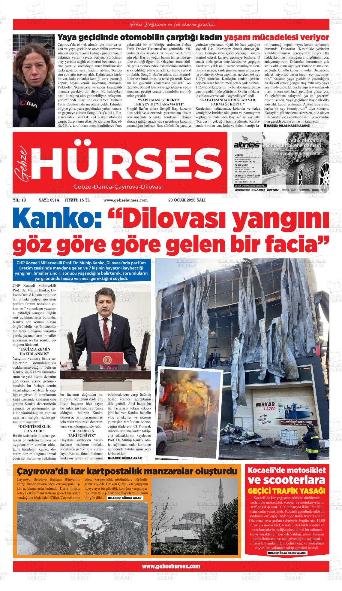 Kocaeli Marmaragebze 20.01.2026