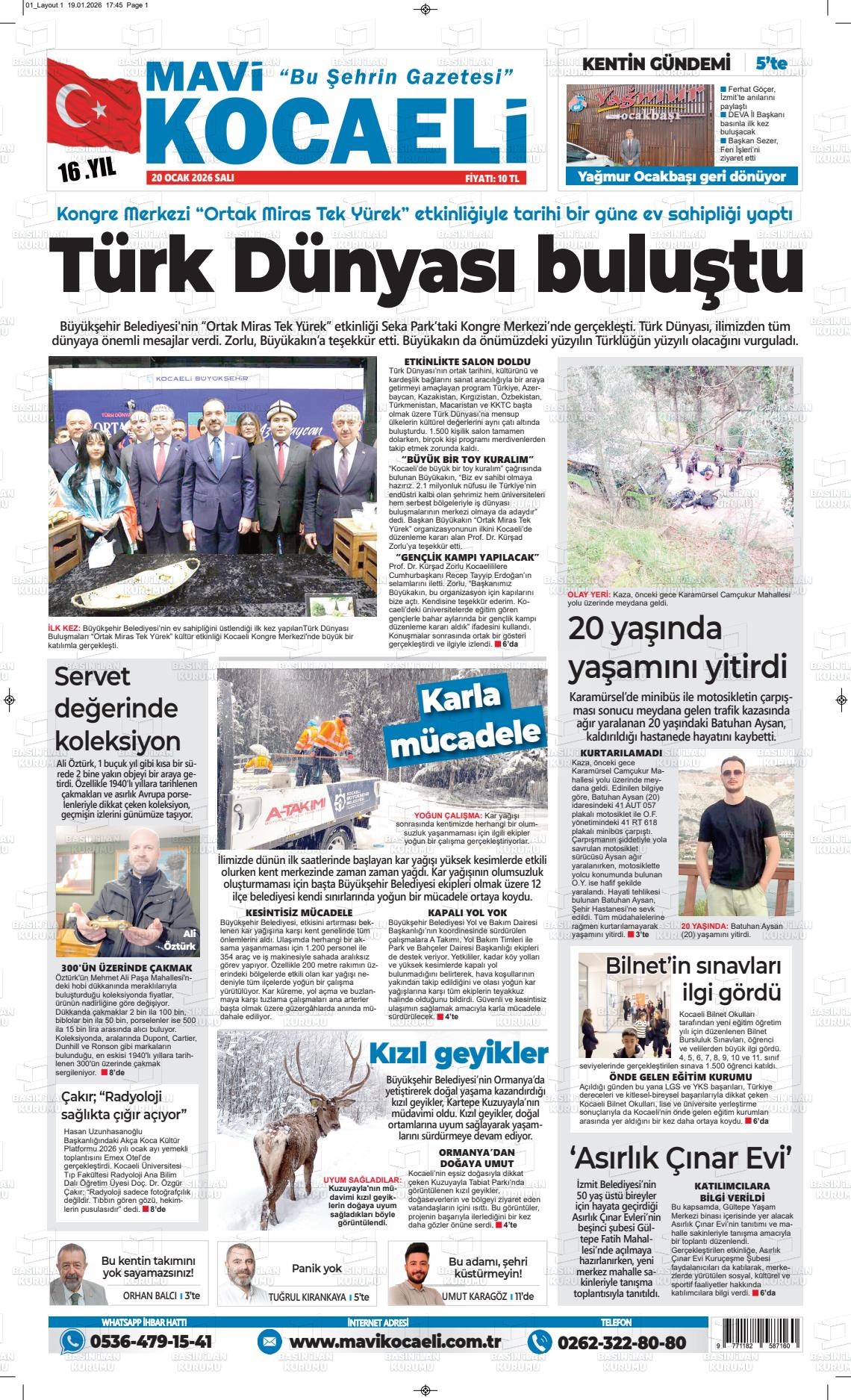 Kocaeli Mavi 20.01.2026