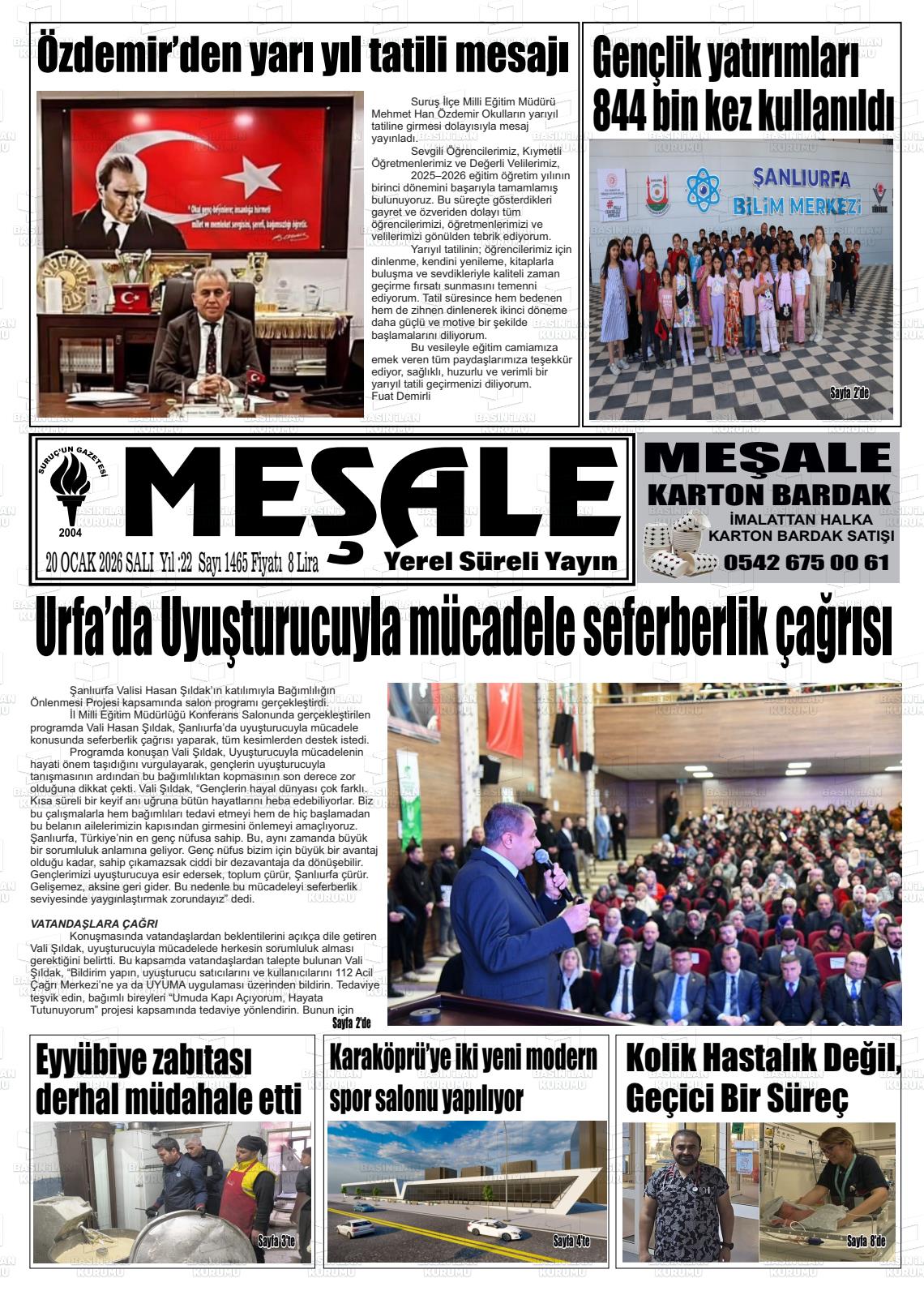 Sanliurfa Mesale 20.01.2026