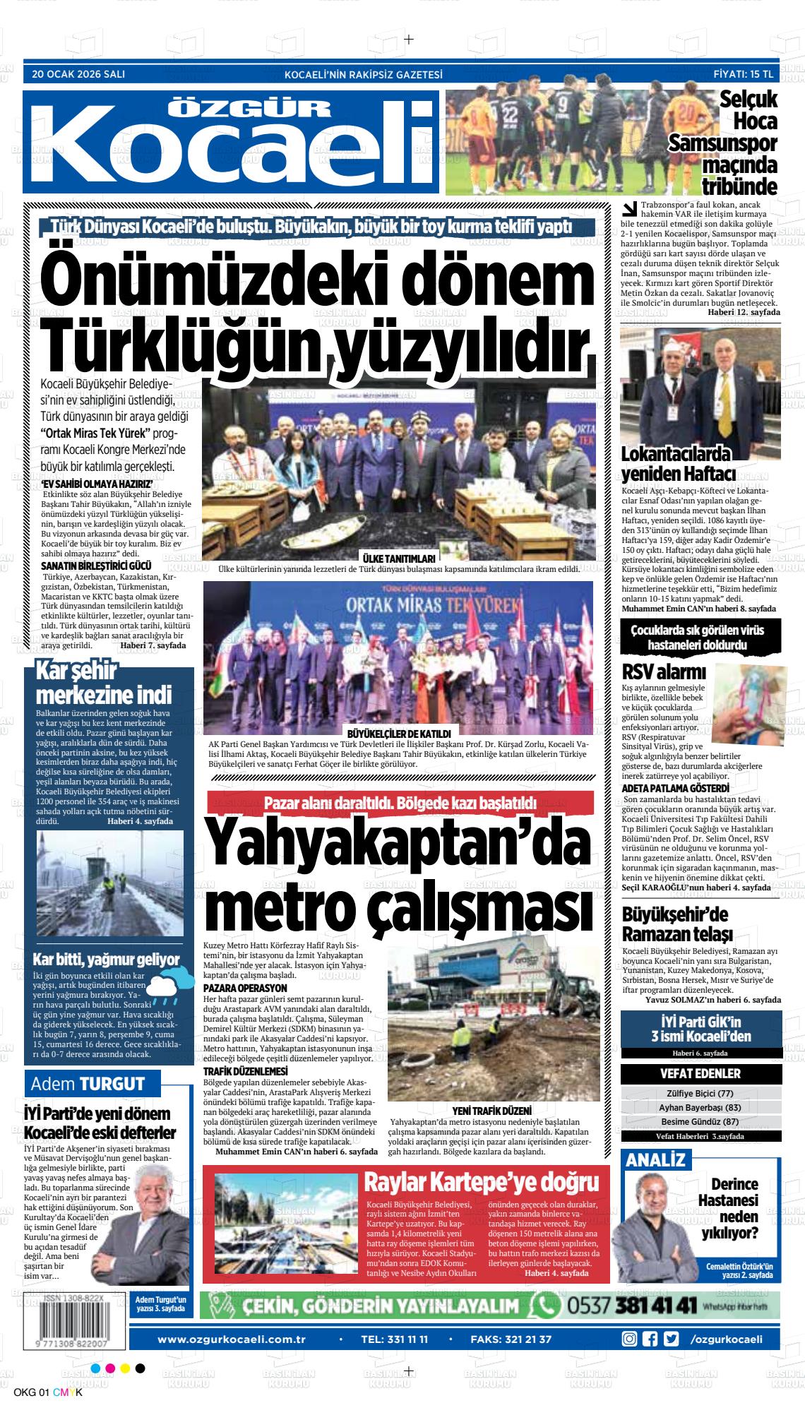 Kocaeli Ozgur 20.01.2026