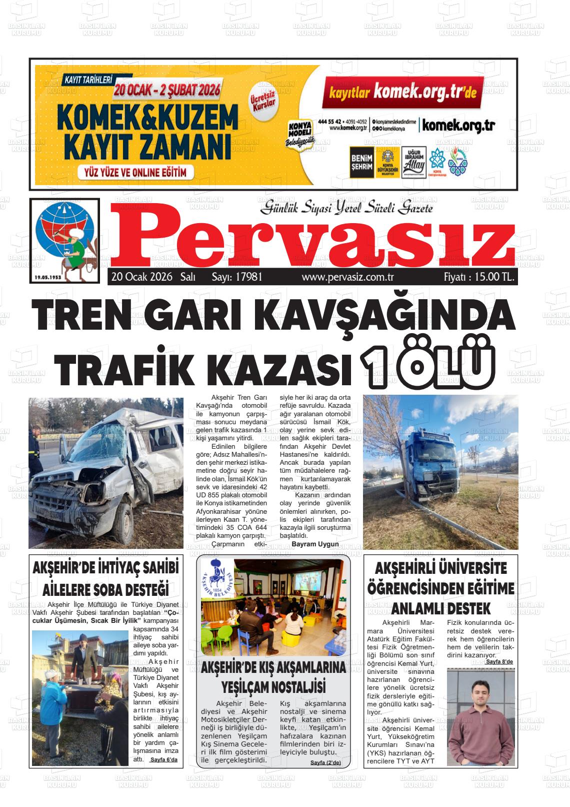 Konya Pervasiz 20.01.2026