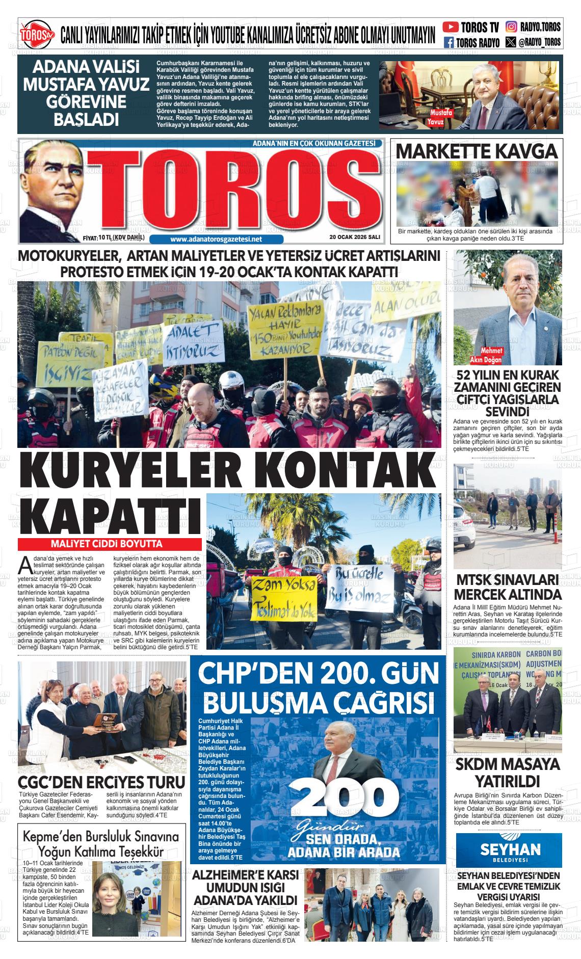 Antalya Toros 20.01.2026