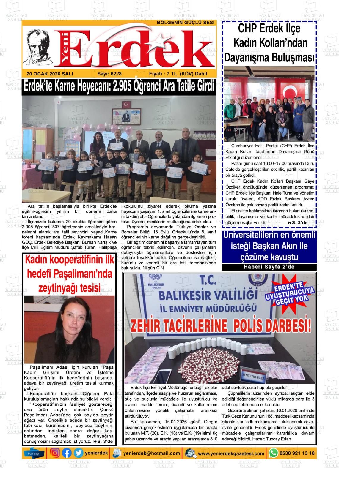 Balikesir Yenierdek 20.01.2026