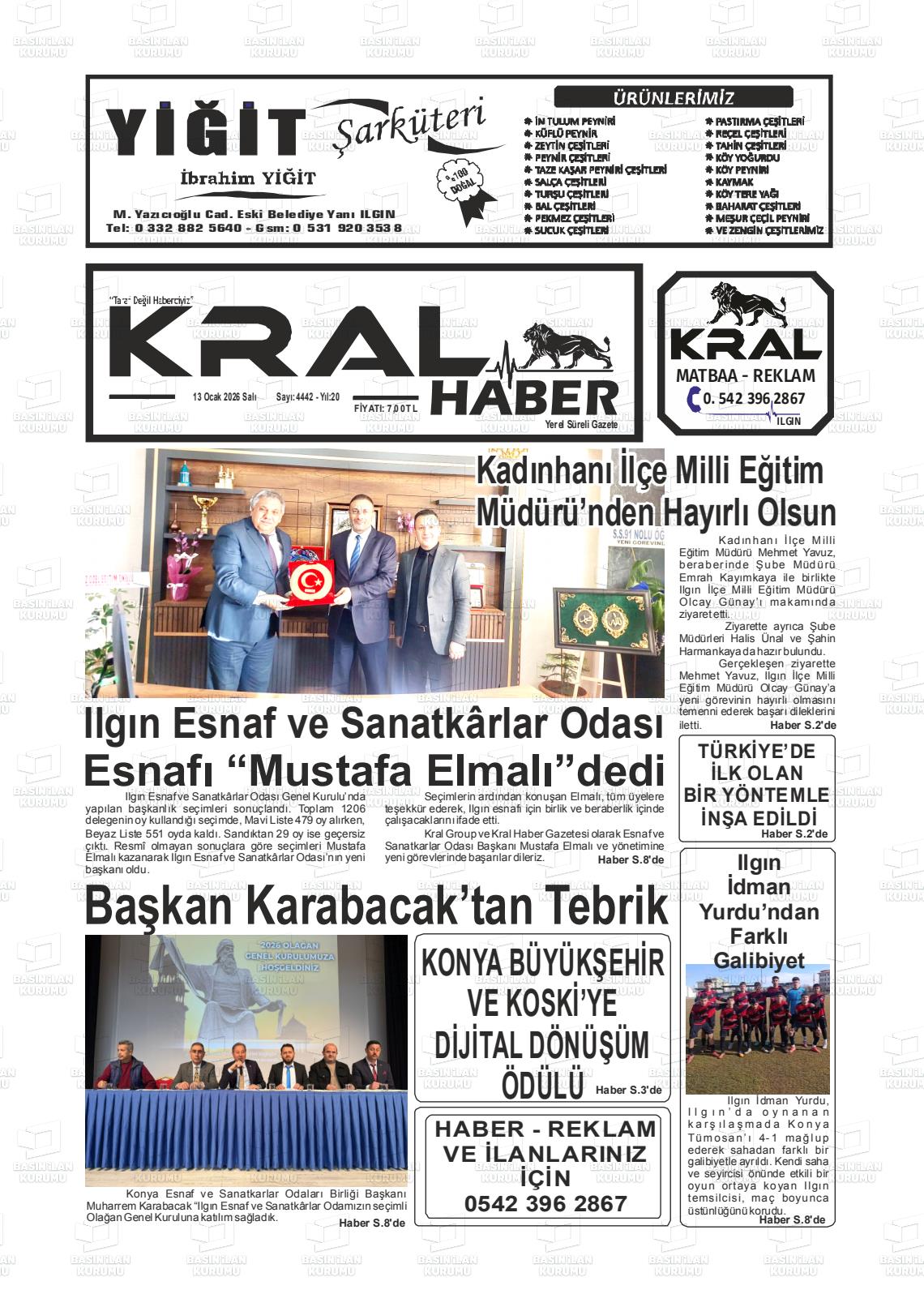 Konya Yeniilginpostasi 20.01.2026