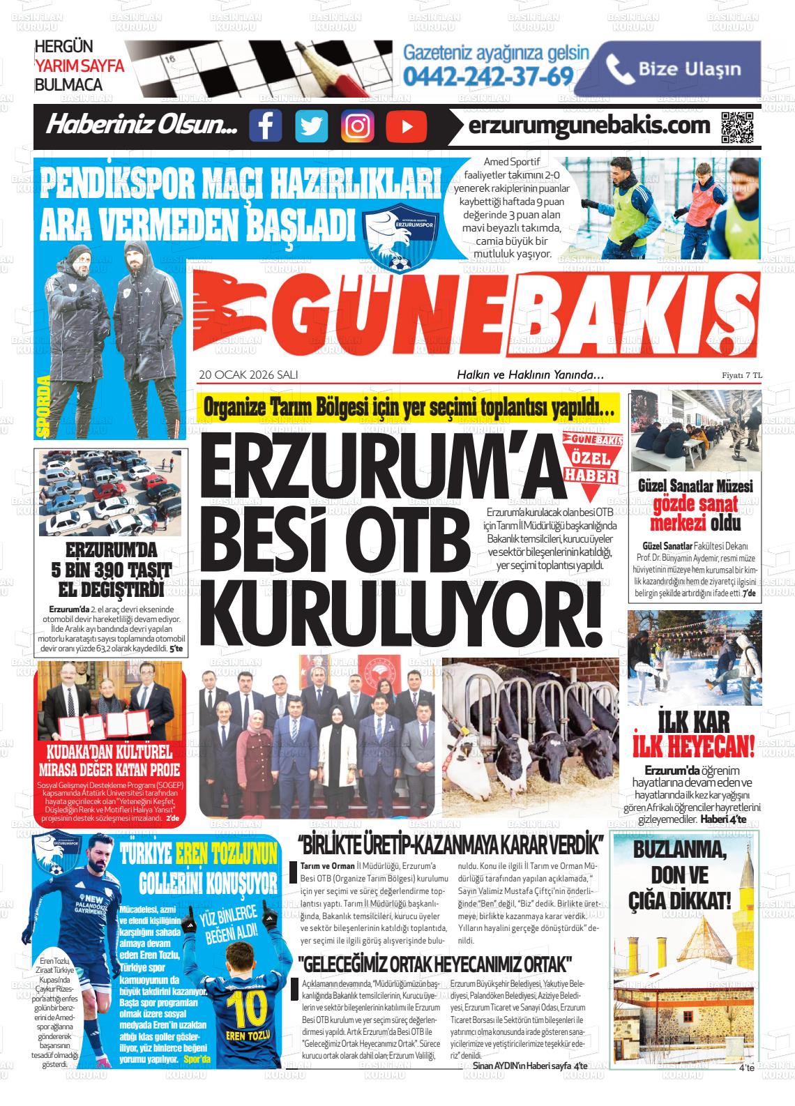 Erzurum Yenikusak 20.01.2026