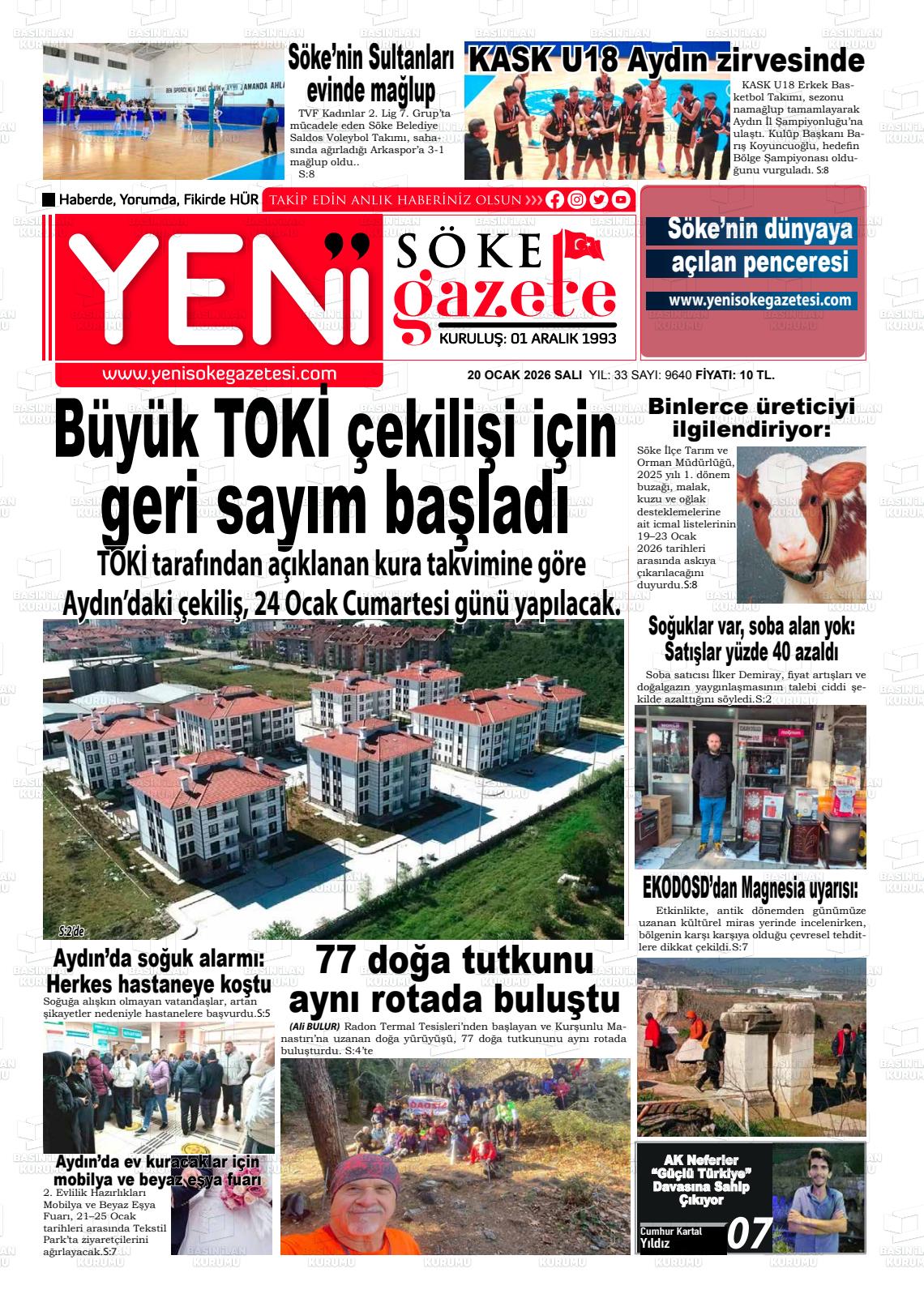 Aydin Yenisoke 20.01.2026