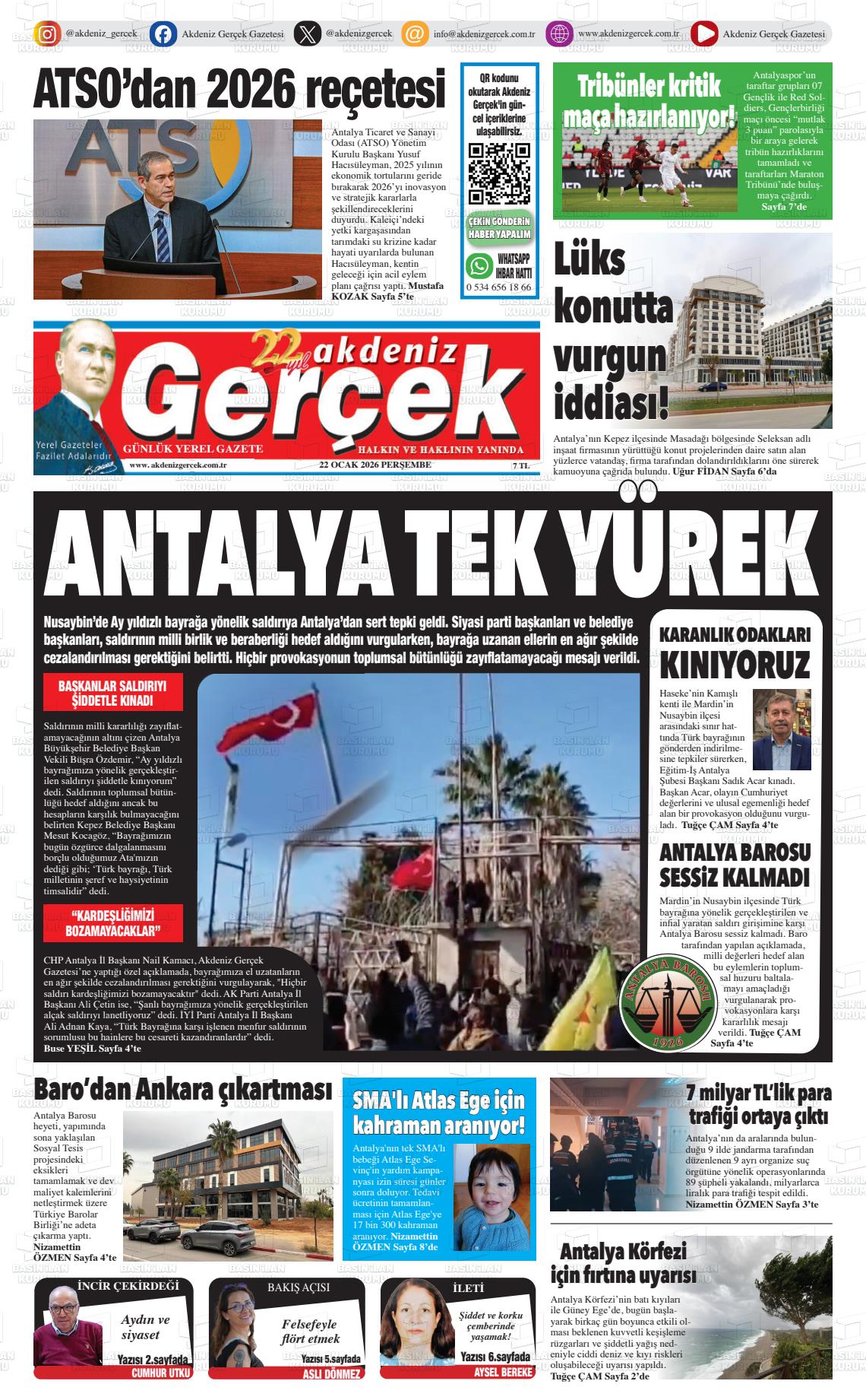 Antalya Akdenizgercek 22.01.2026