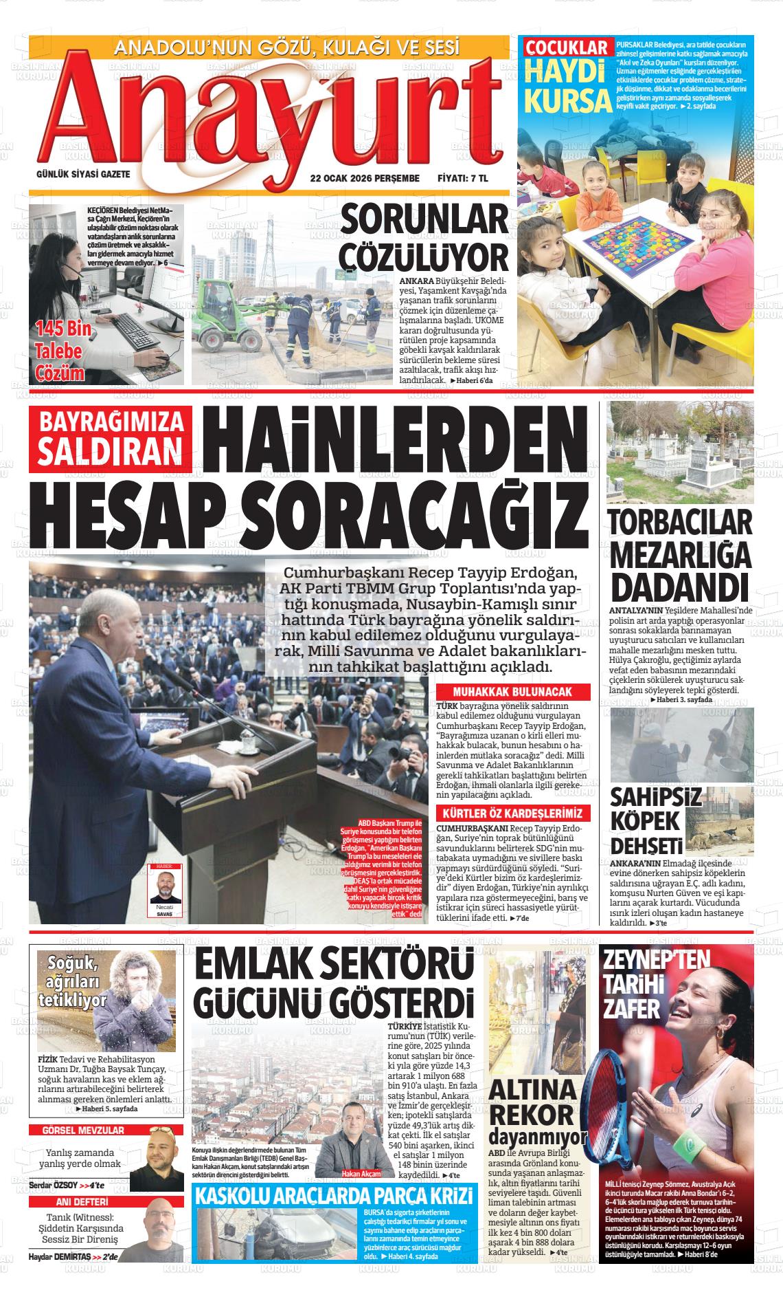 Ankara Anayurt 22.01.2026