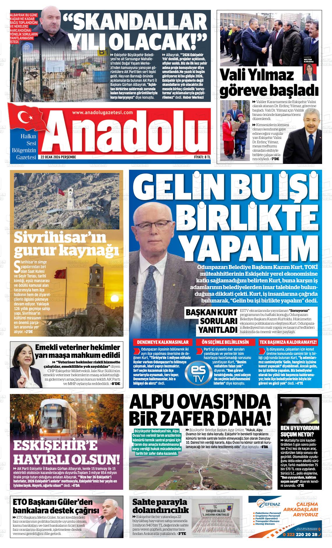 Eskisehir Anadolu 22.01.2026