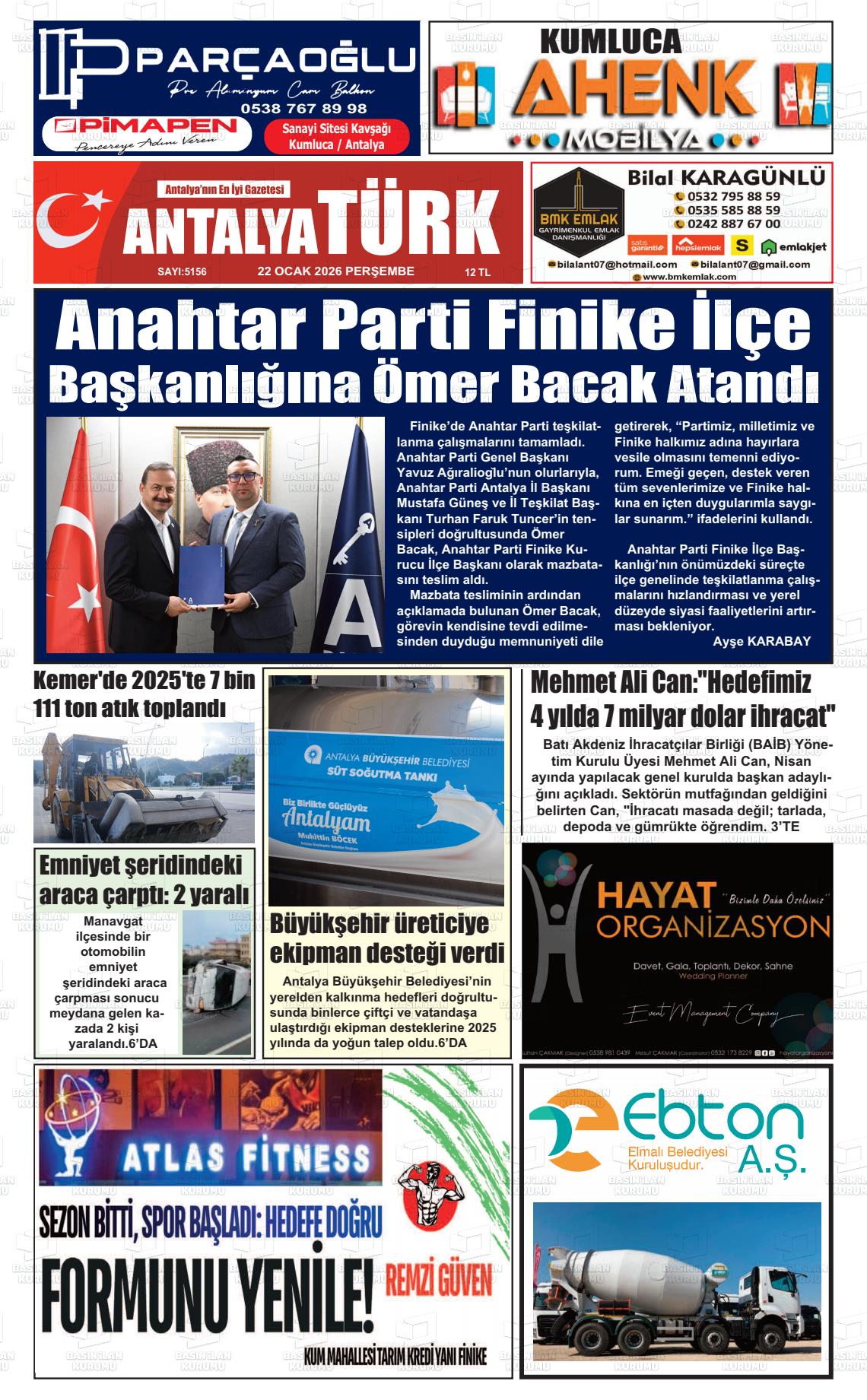 Antalya Finikea 22.01.2026