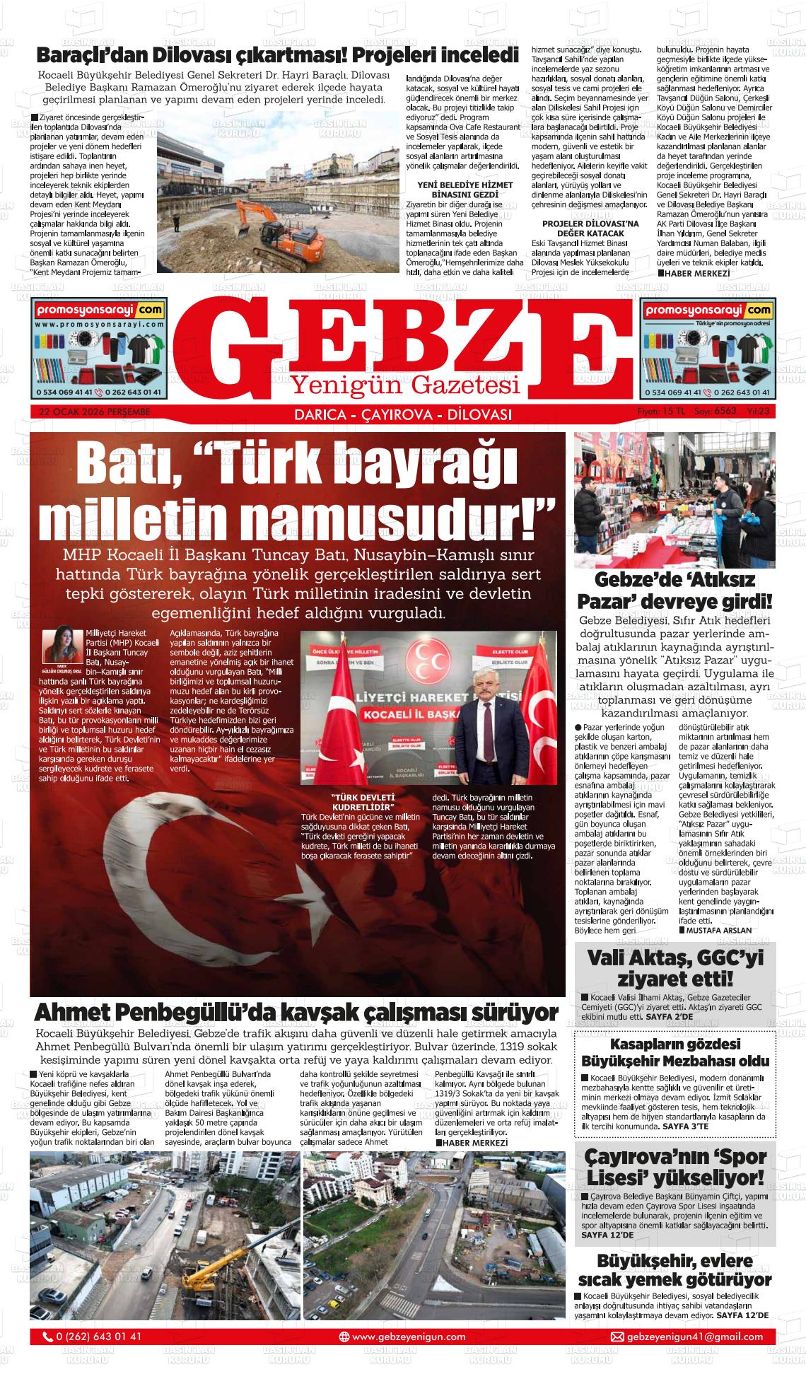 Kocaeli Gebzeyenigun 22.01.2026