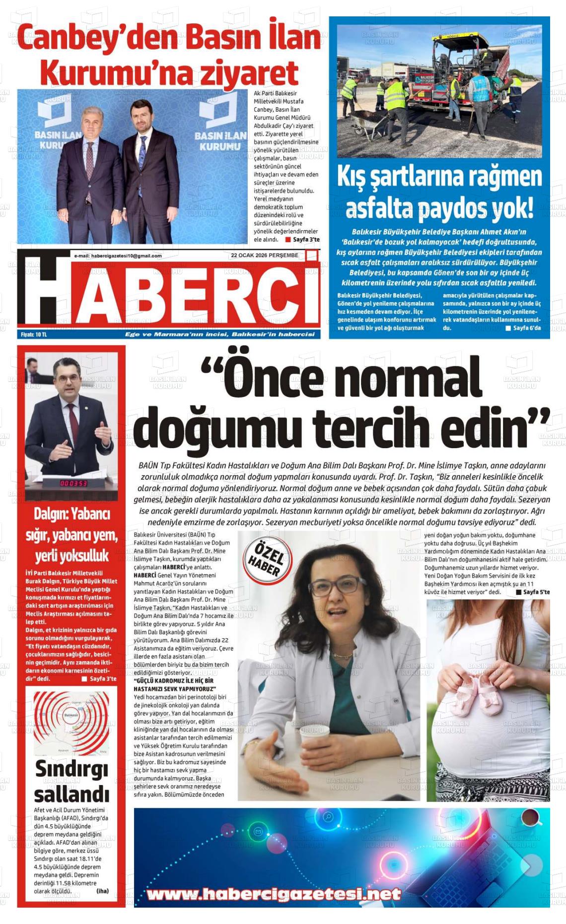 Mersin Haberci 22.01.2026