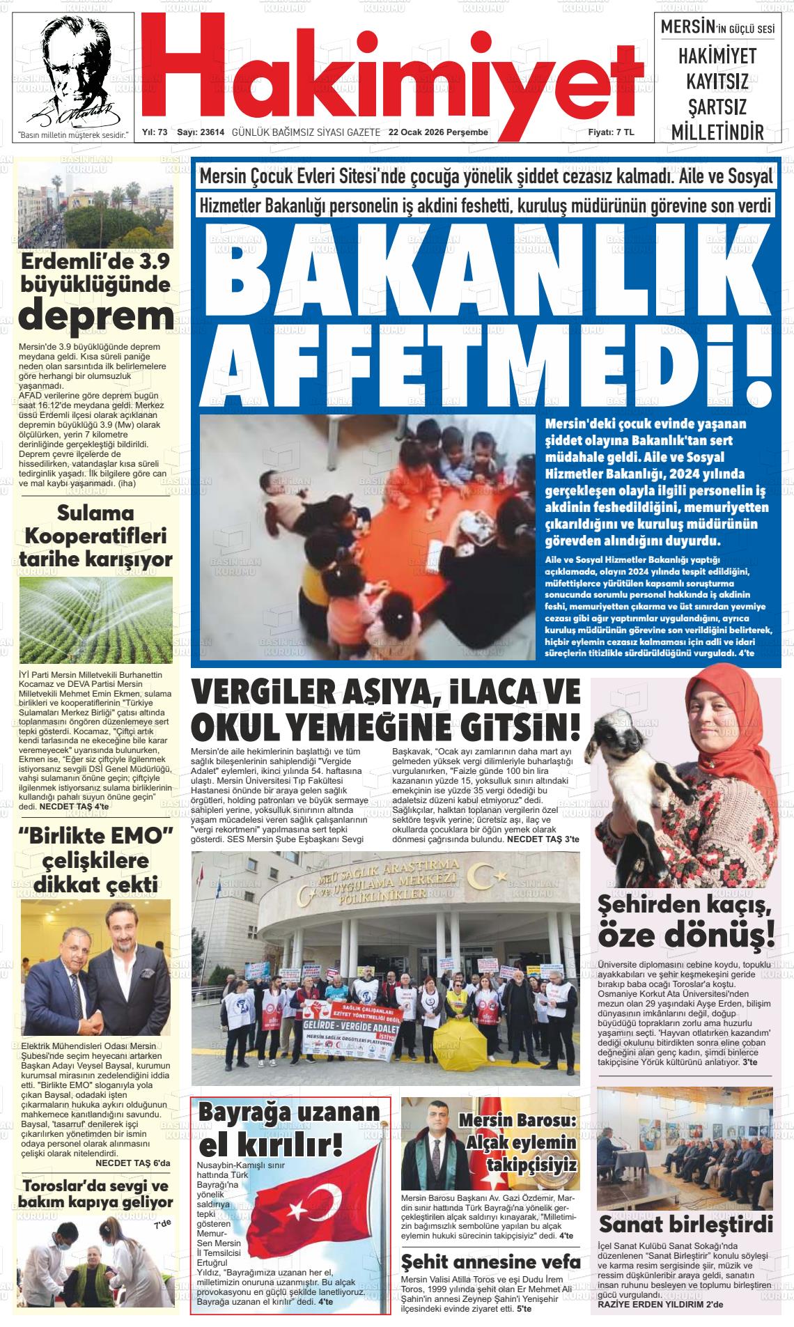 Konya Hakimiyet 22.01.2026