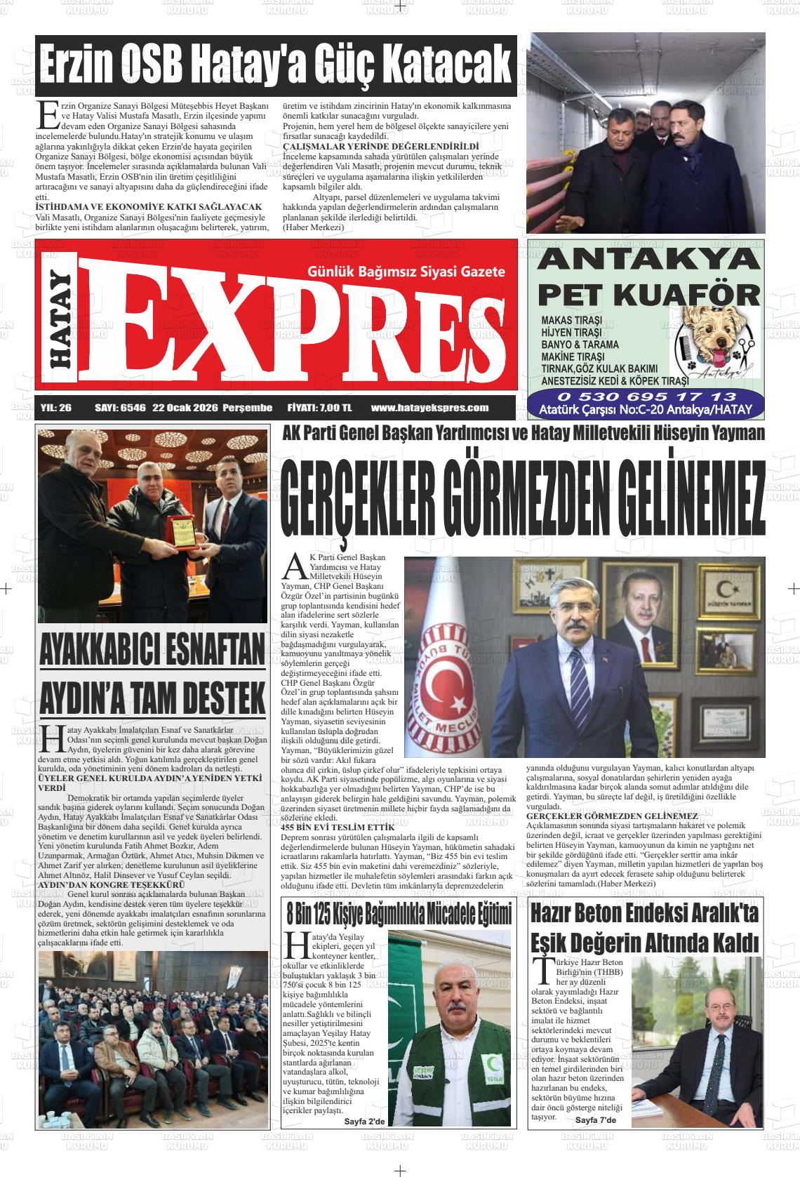 Hatay Expres 22.01.2026