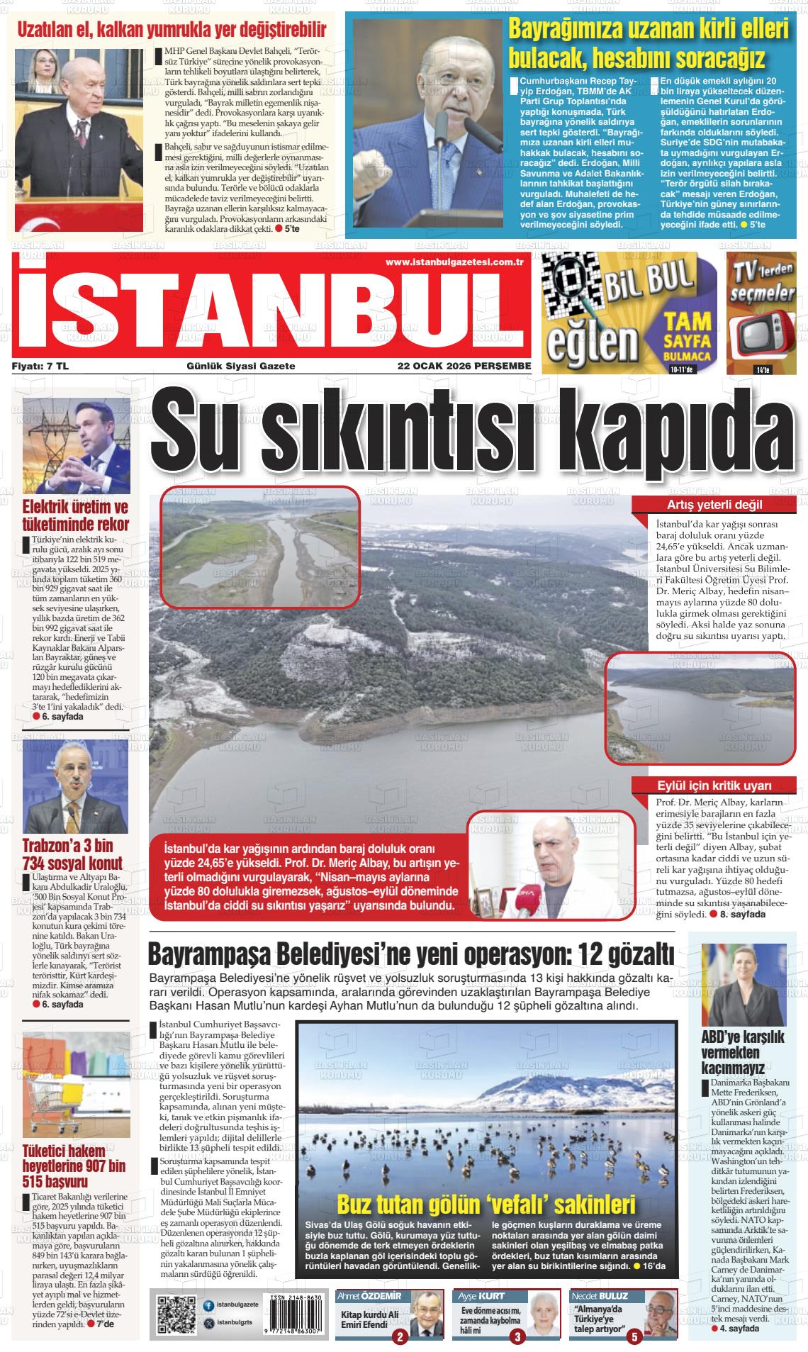 Istanbul 22.01.2026