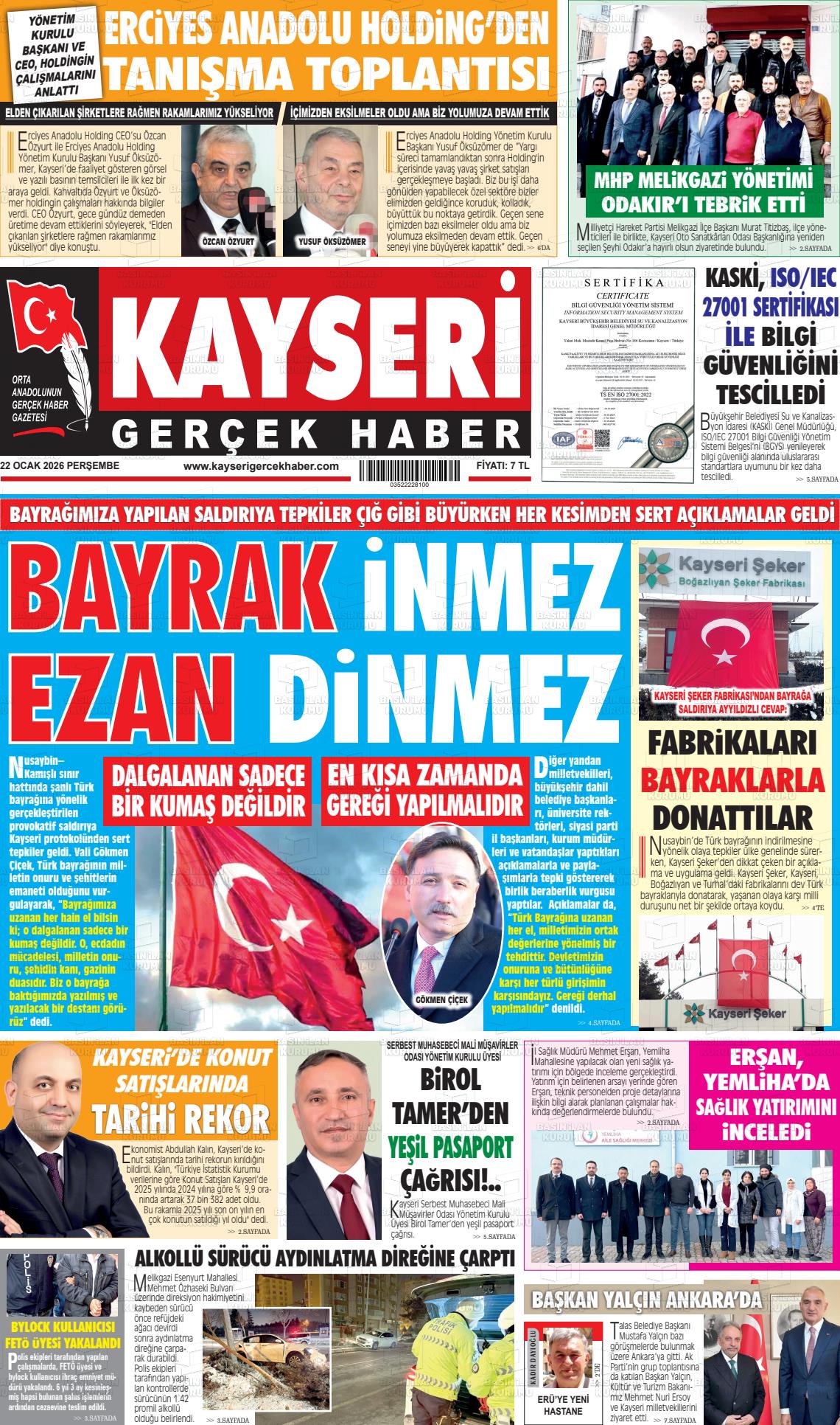 Kayseri Starhaber 22.01.2026