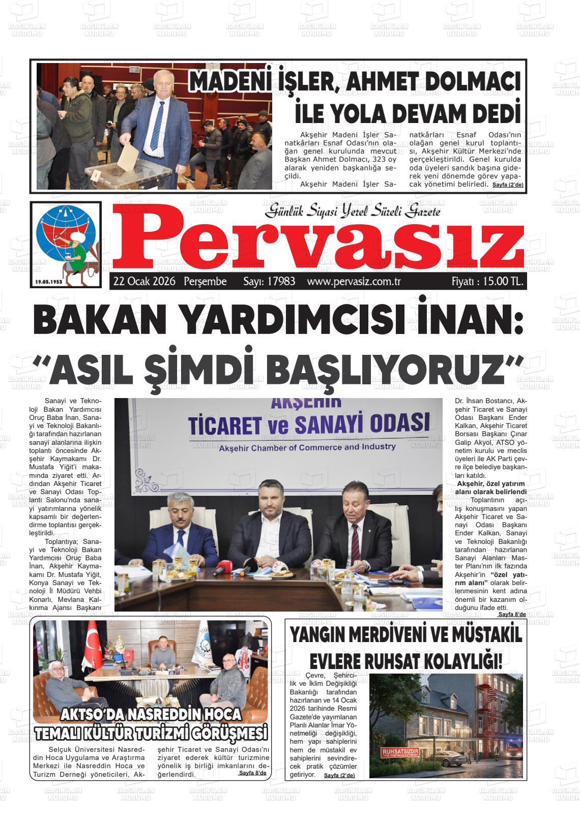 Konya Pervasiz 22.01.2026