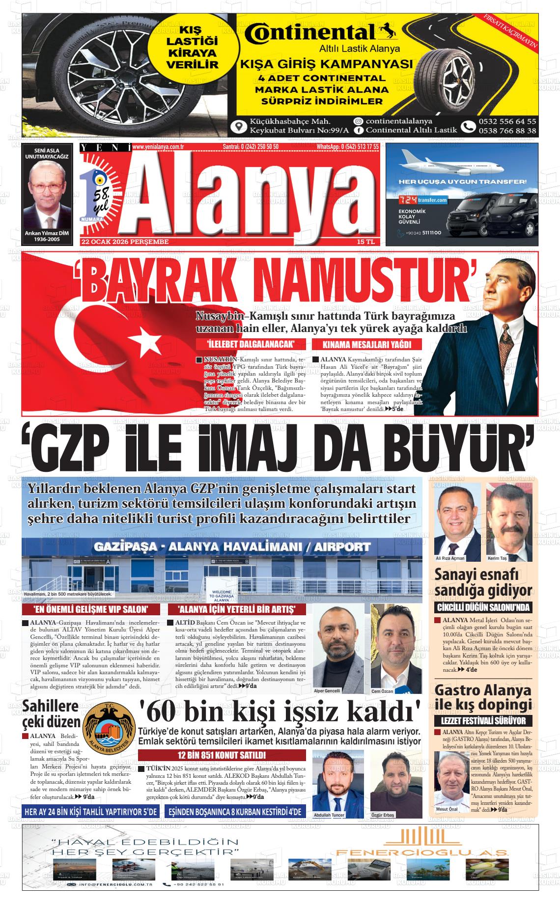 Antalya Yenialanya 22.01.2026