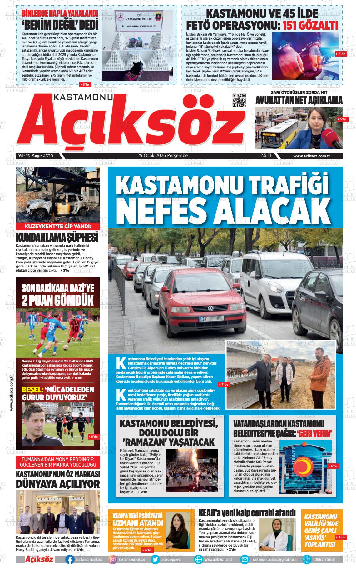 Kastamonu Aciksoz 29.01.2026