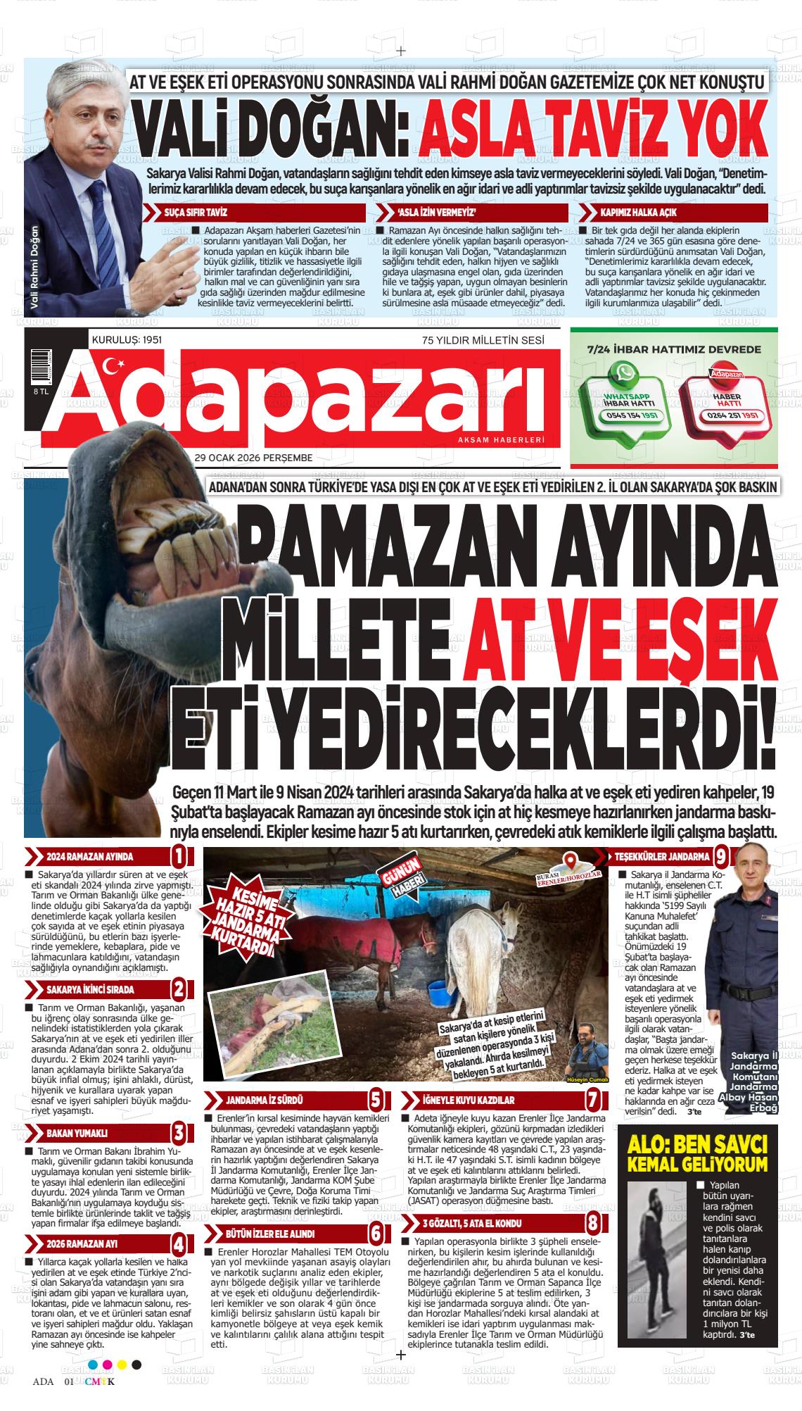 Sakarya Adapazariaksamhaberleri 29.01.2026