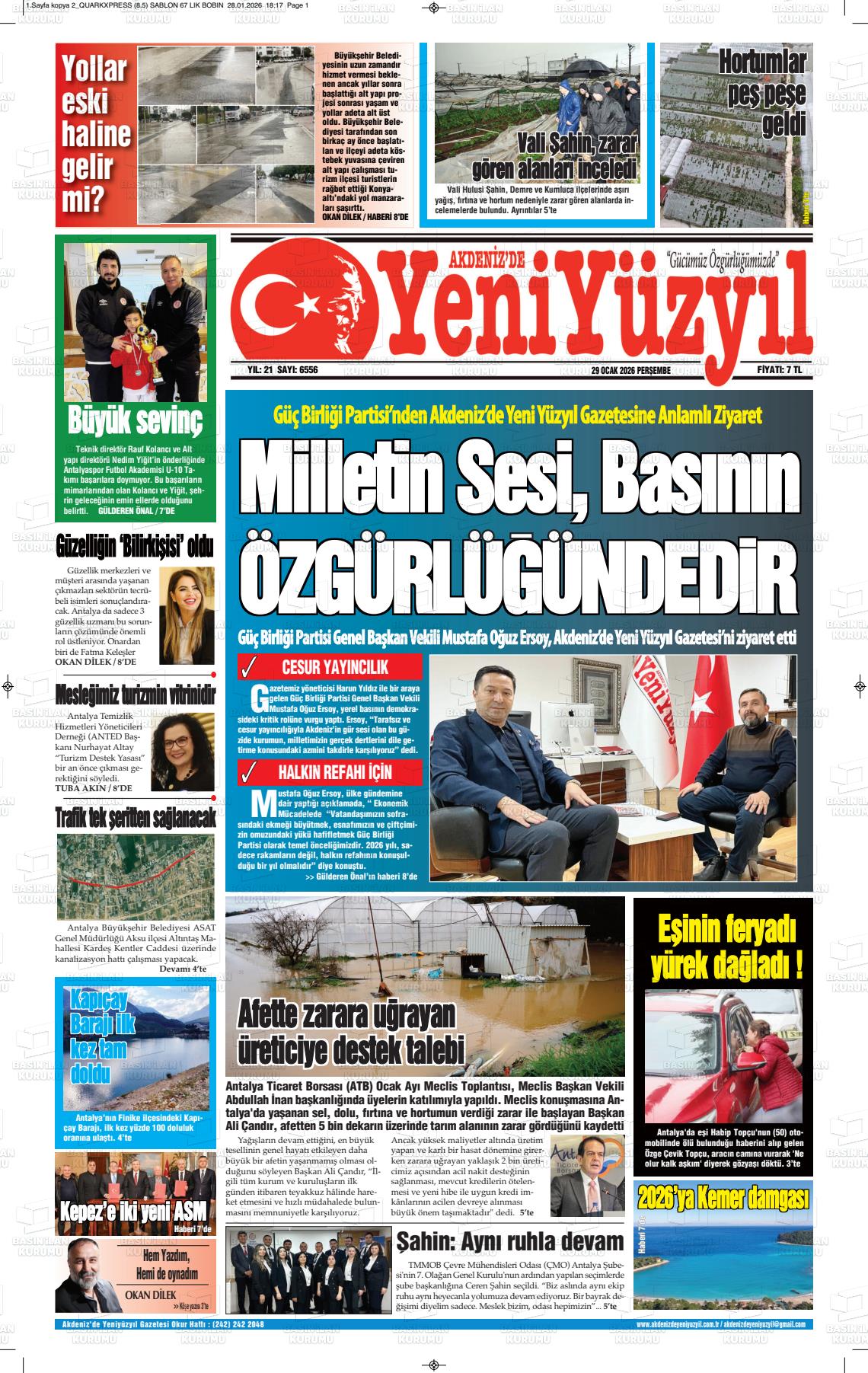 Antalya Akdenizdeyeniyuzyil 29.01.2026