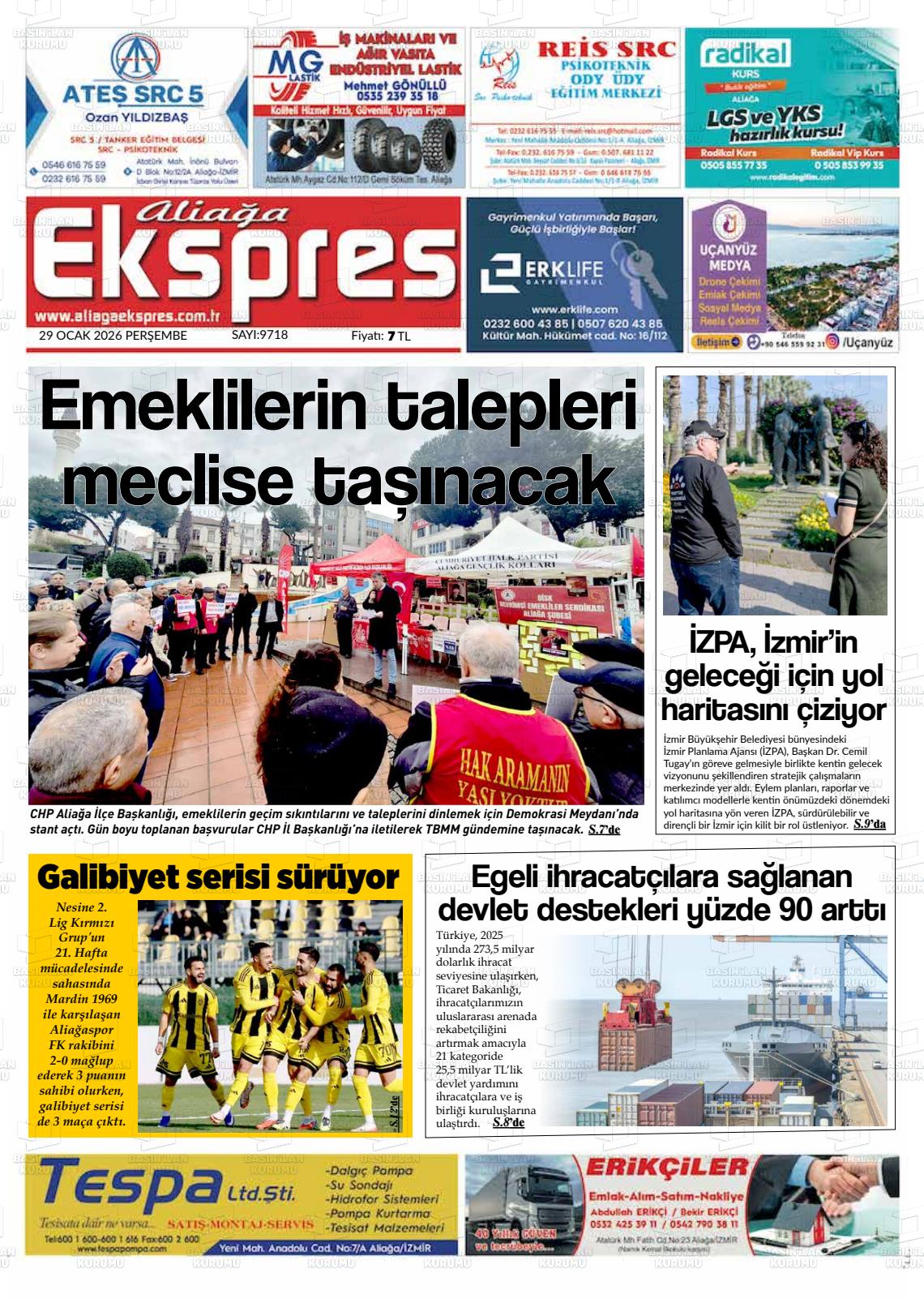 Izmir Aliagaekspres 29.01.2026