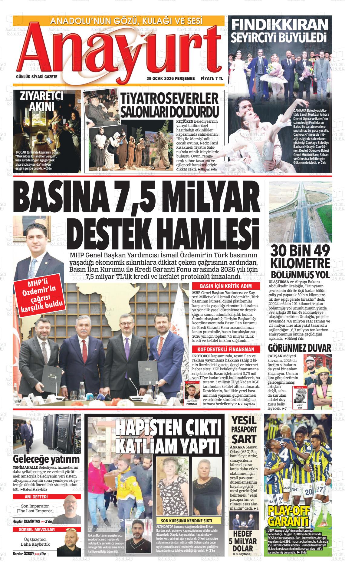 Ankara Anayurt 29.01.2026