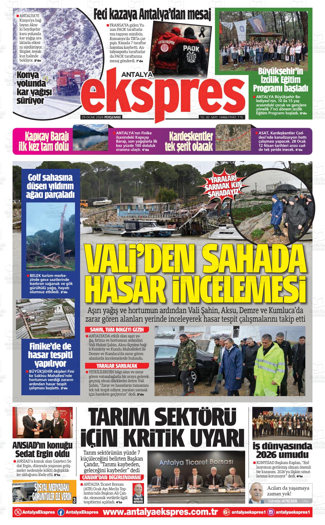 Antalya Ekspres 29.01.2026