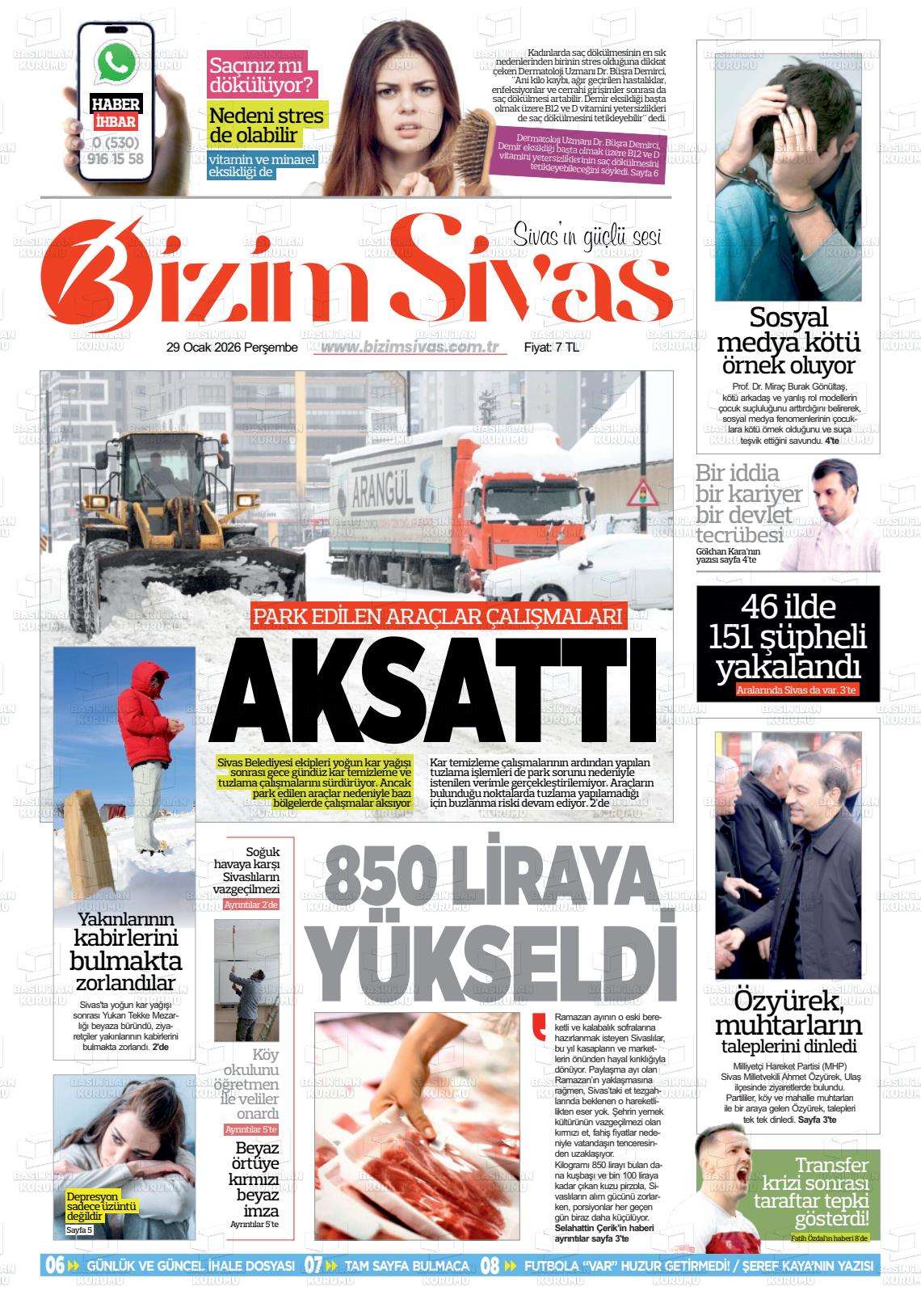 Sivas Bizim 29.01.2026