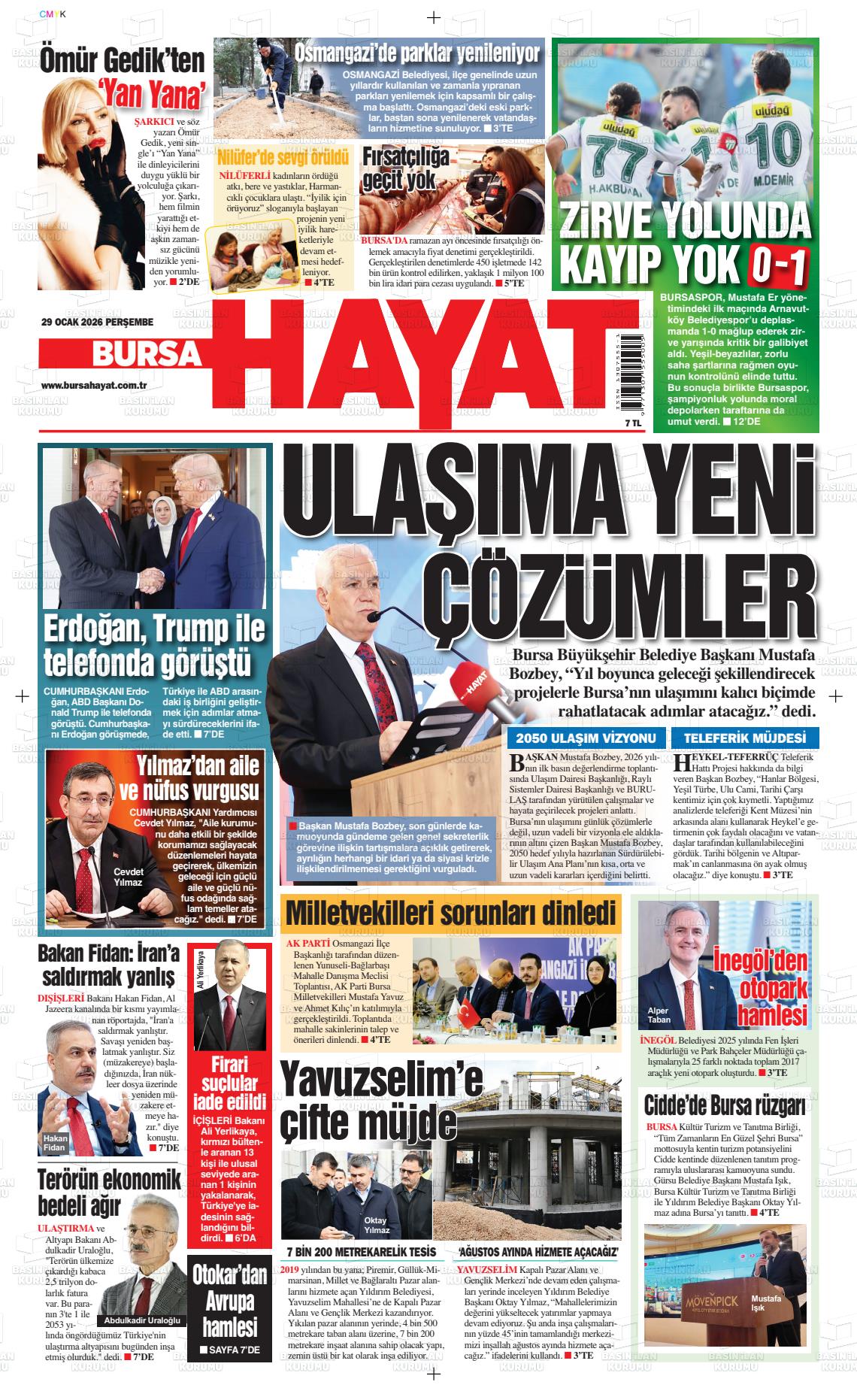 Bursa Hayat 29.01.2026