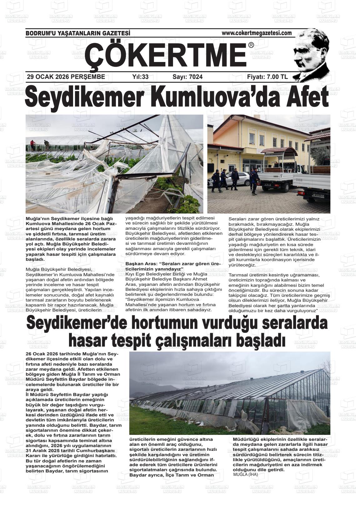 Mugla Cokertme 29.01.2026