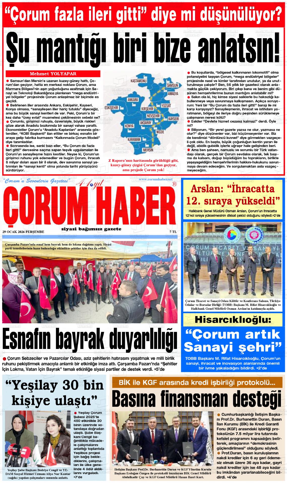 Corum Haber 29.01.2026