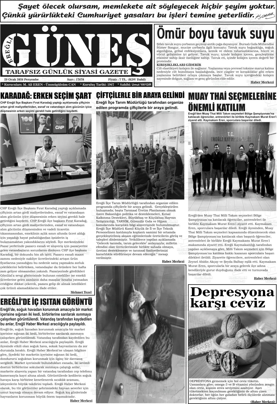 Konya Eregligunes 29.01.2026