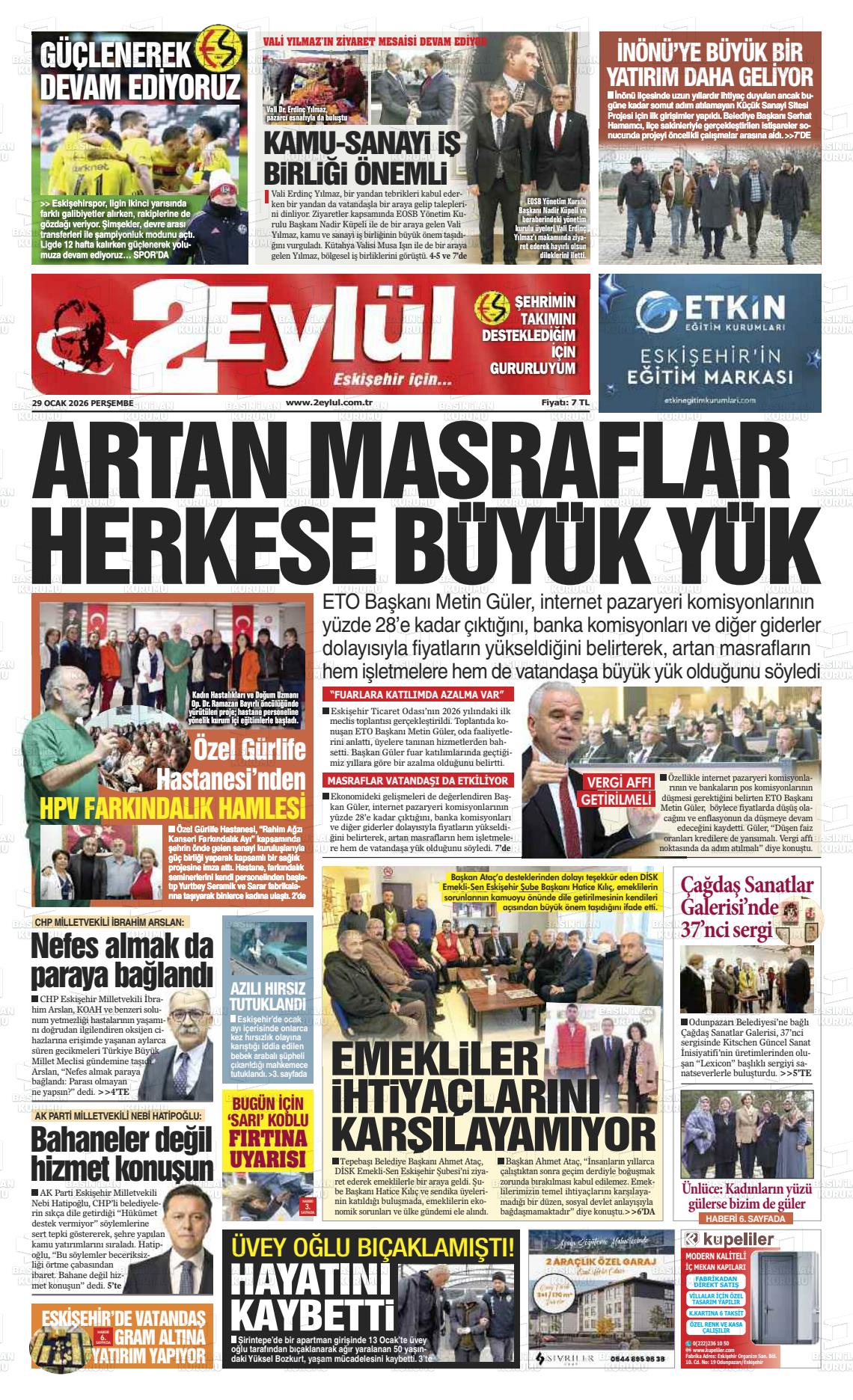 Eskisehir 2 Eylul 29.01.2026
