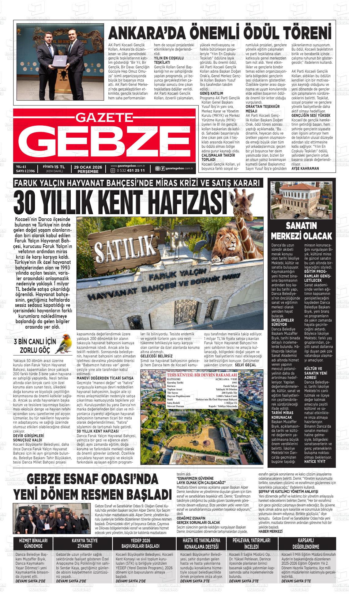 Kocaeli Gebze 29.01.2026