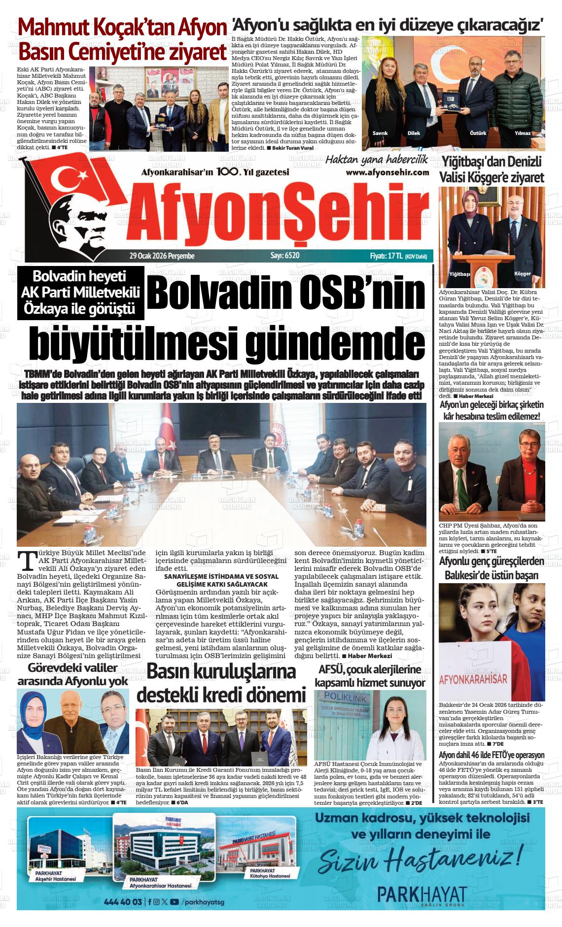 Afyonkarahisar Hisar 29.01.2026