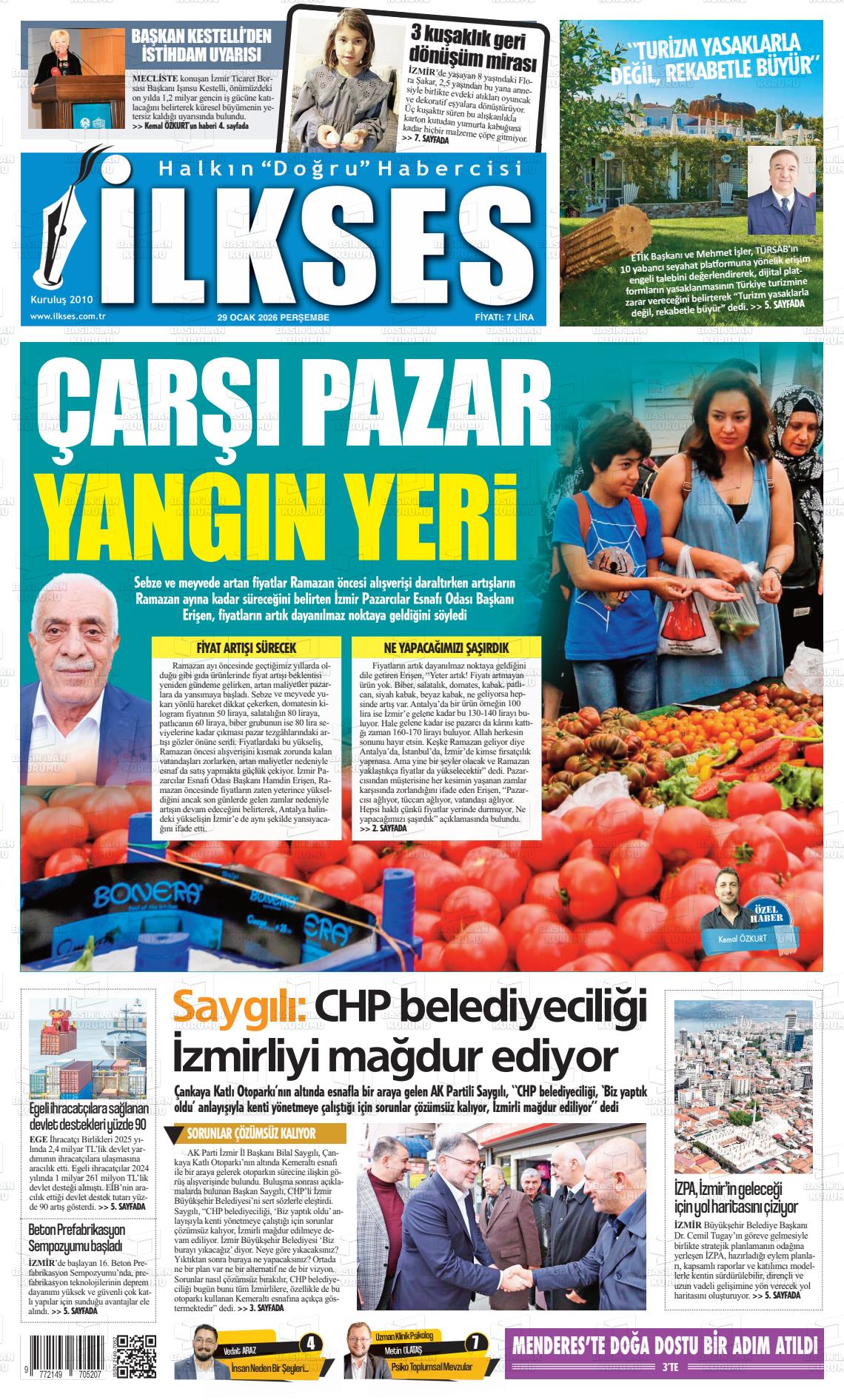 Izmir Ilkses 29.01.2026