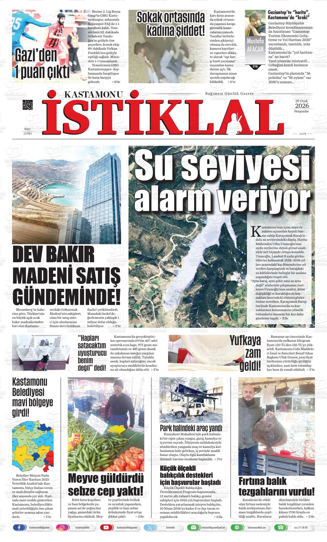 Kastamonu 29.01.2026