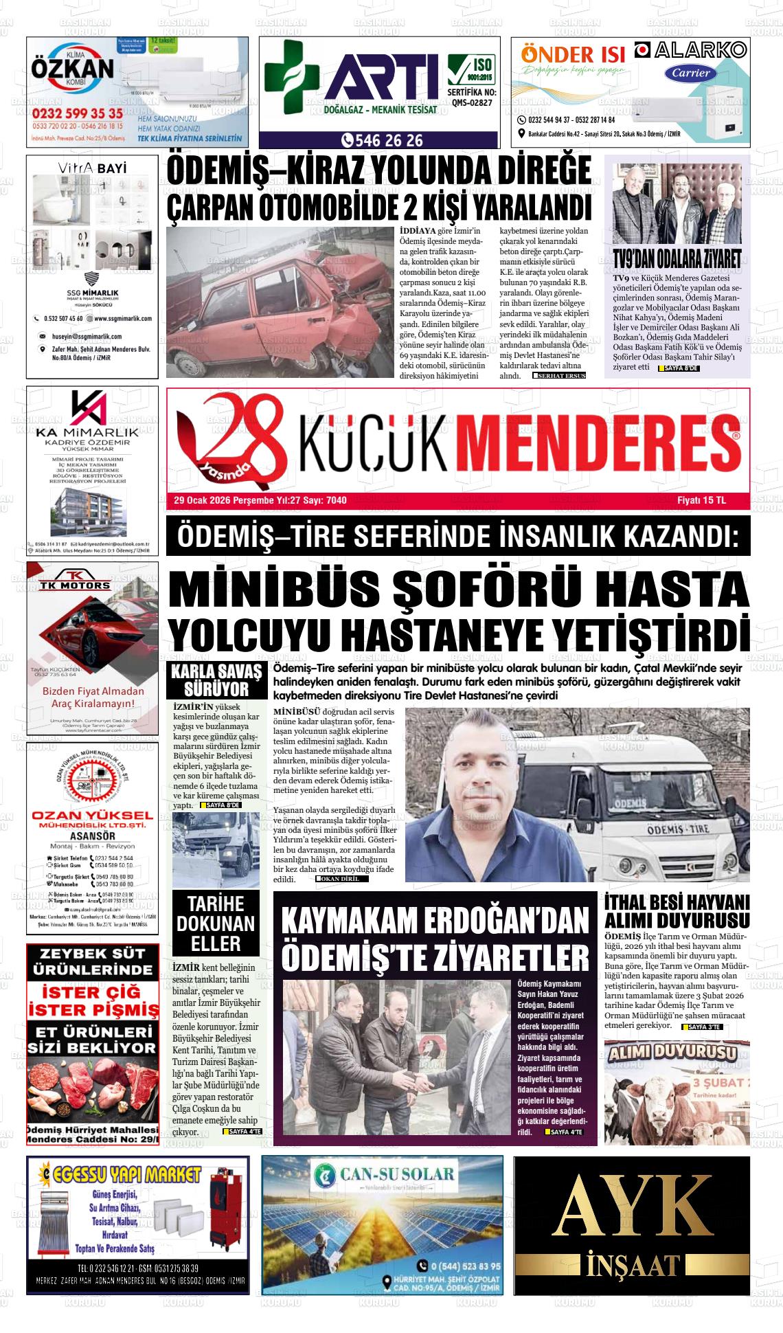 Izmir Kucukmenderes 29.01.2026