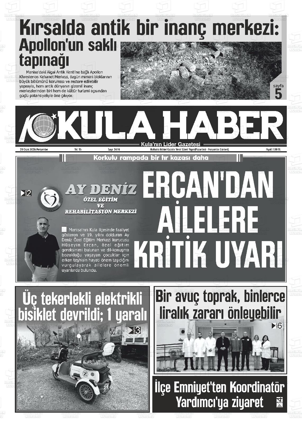 Manisa Kulahaber 29.01.2026