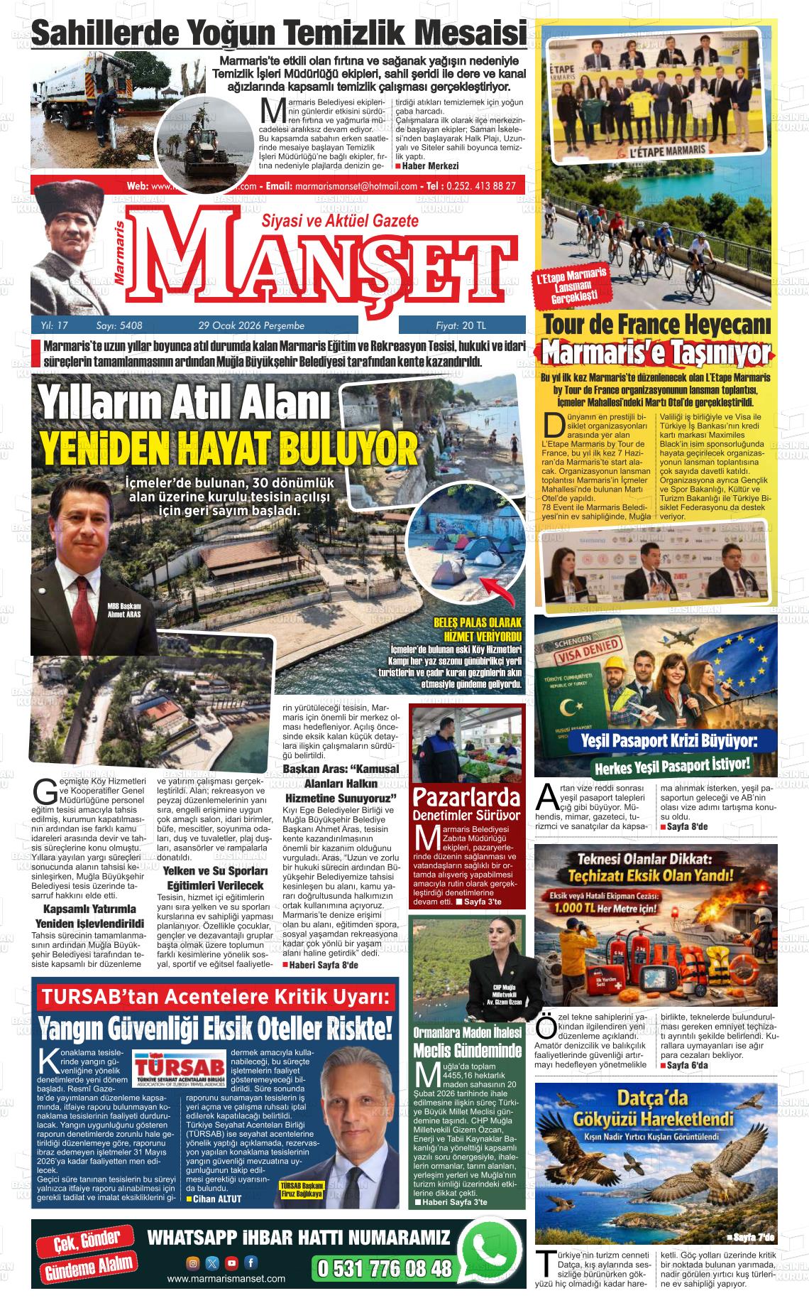 Mugla Manset 29.01.2026