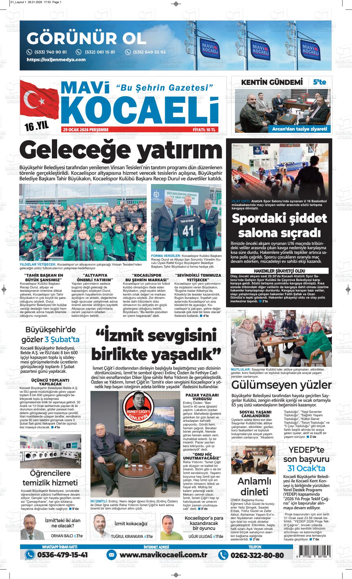 Kocaeli Mavi 29.01.2026
