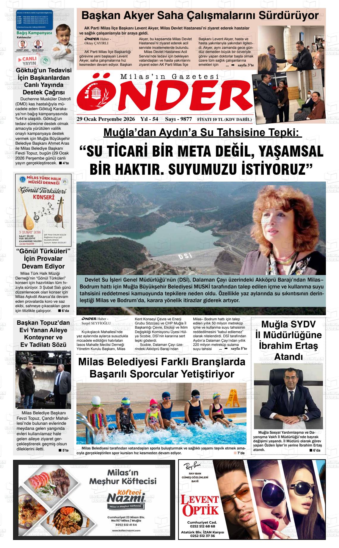 Mugla Onder 29.01.2026