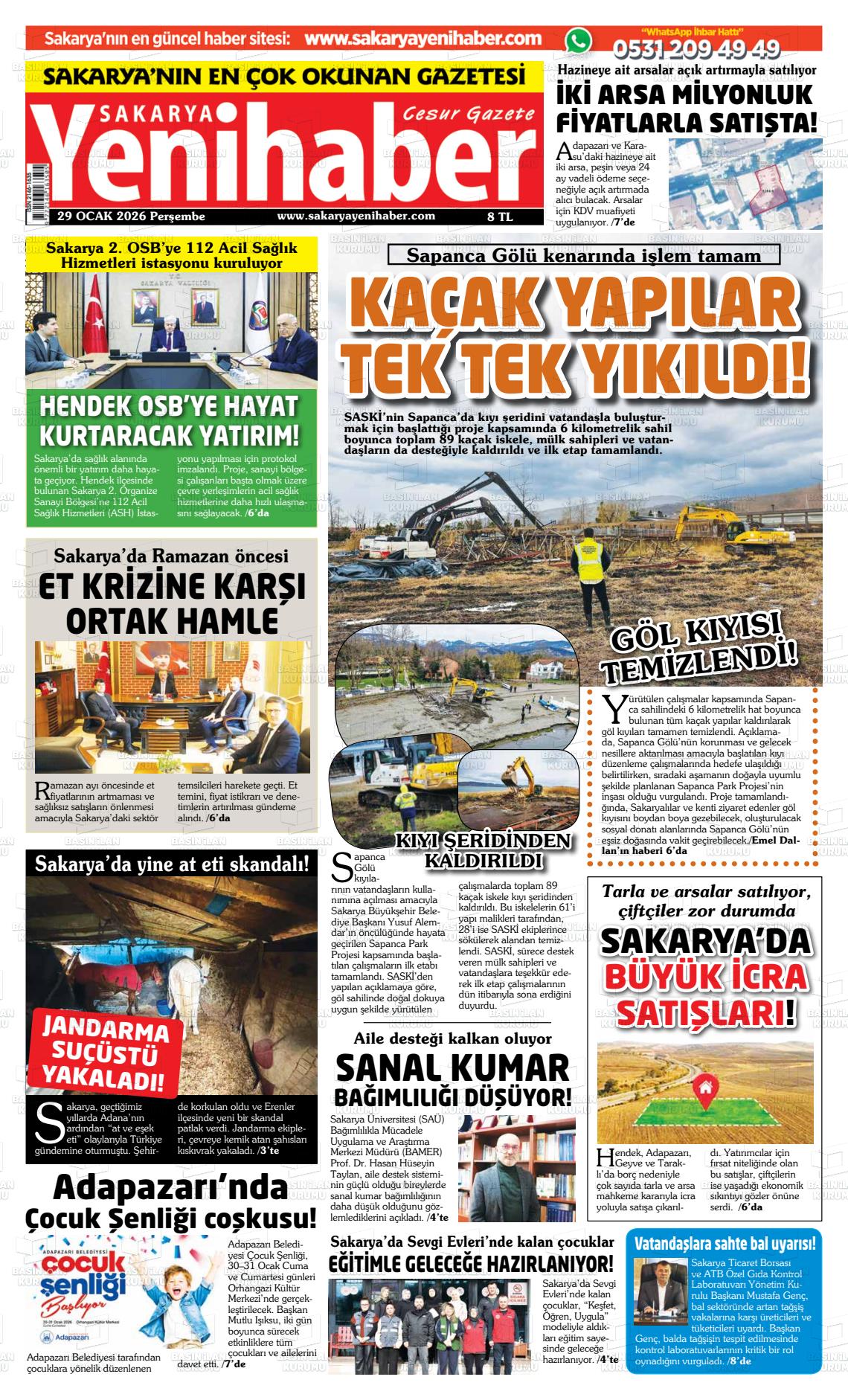 Sakarya Yenihaber 29.01.2026