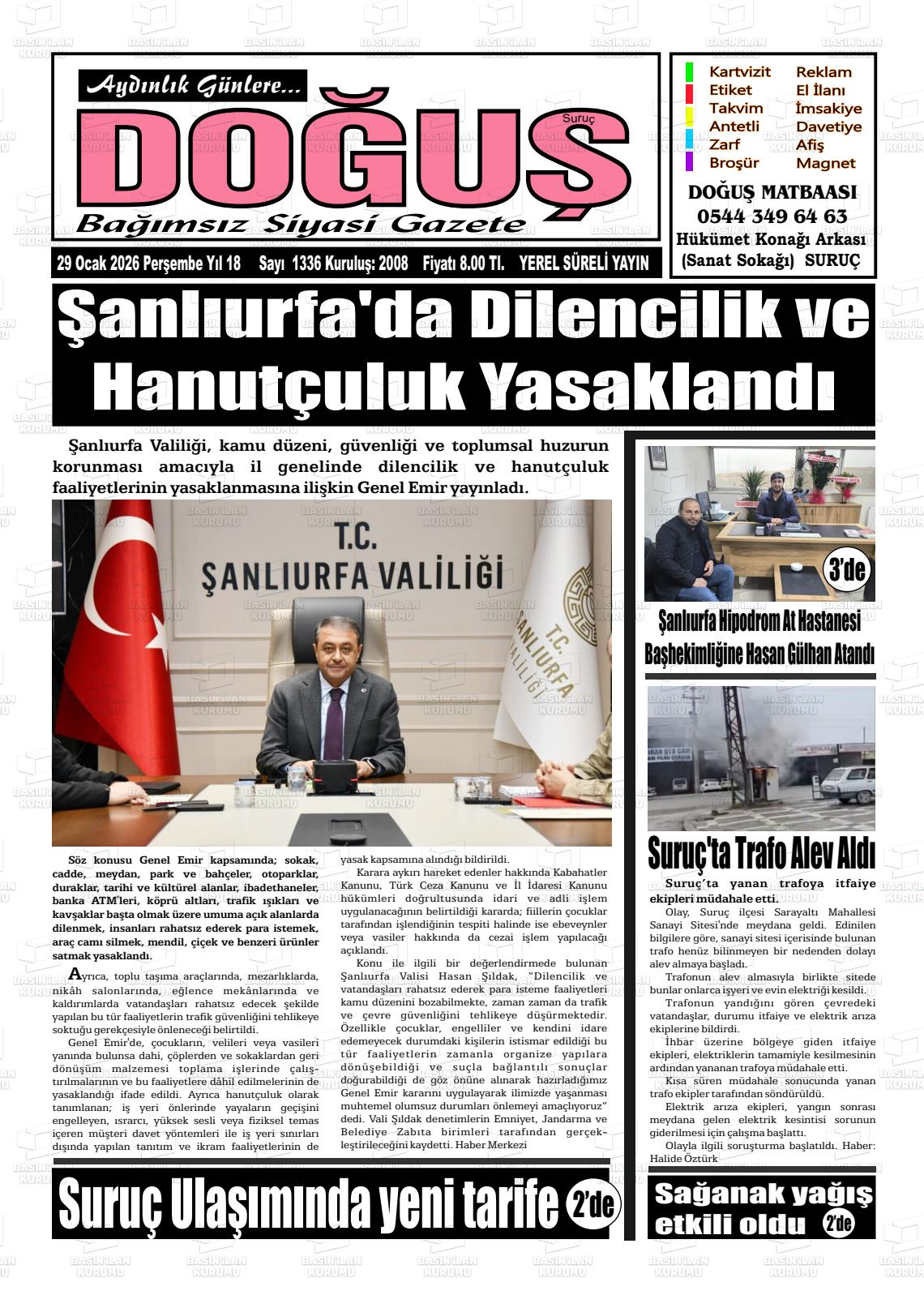 Sanliurfa Surucdogus 29.01.2026